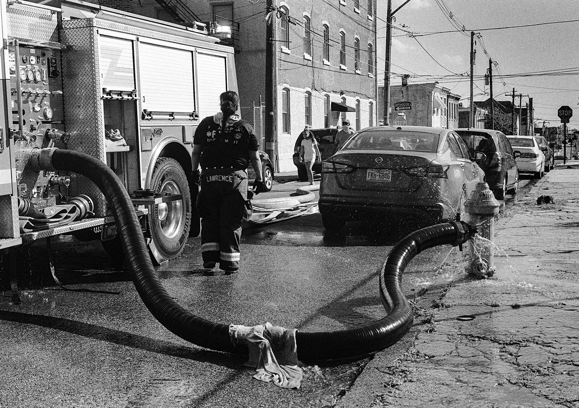 Nikon F100 w/35mm f/2 lens. Ilford HP5 Pulled to ISO 200 Developed in Rodinal Exposure not recorded