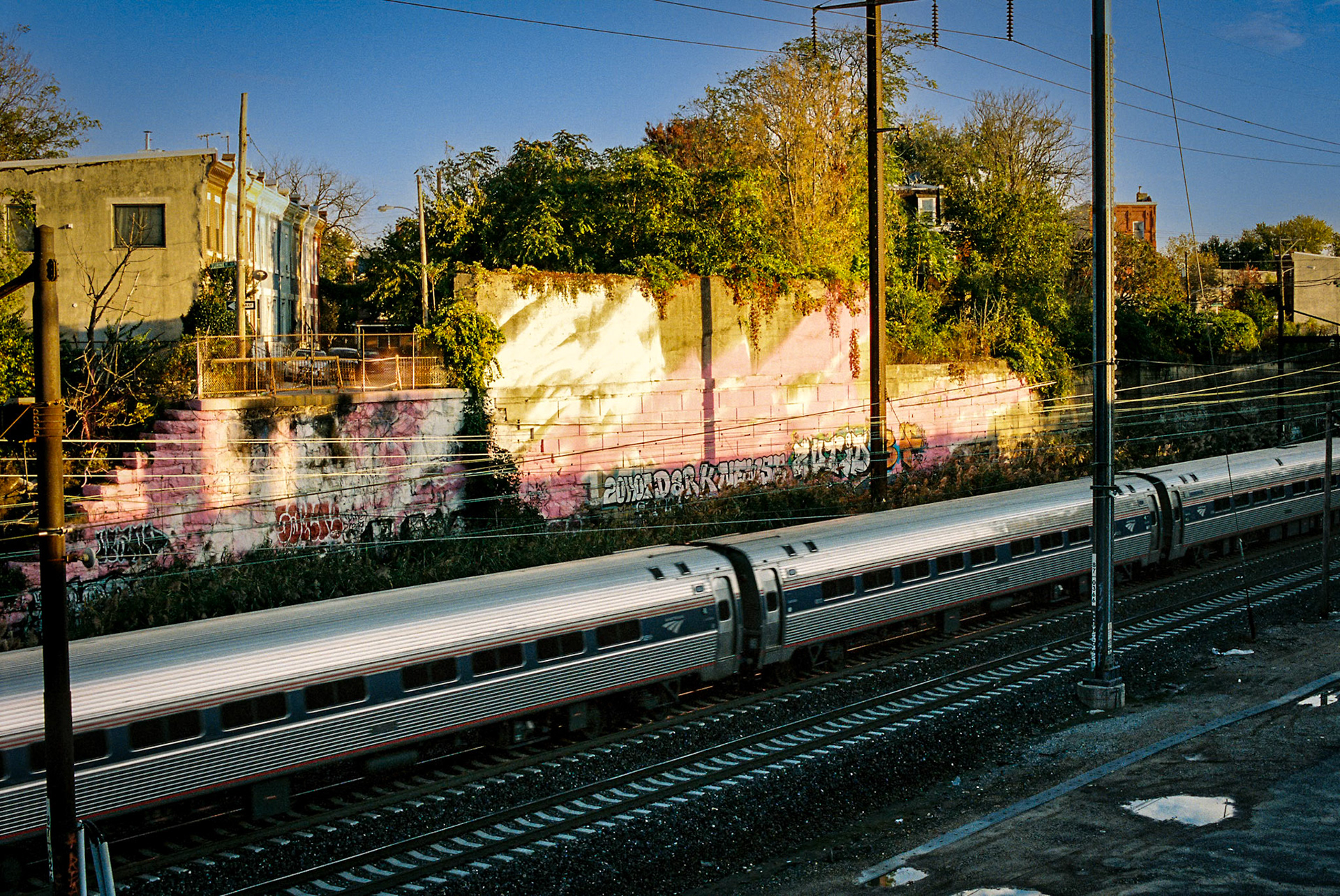 North Philly Connecting Railroad - Brewery town- Image Capture: Nikon F100 35mm SLR w/50mm f/1.4 AFD lens- Kodak Portra400 35mm Film- Exposure 1/200sec f/8 ISO 200 (Pulled)