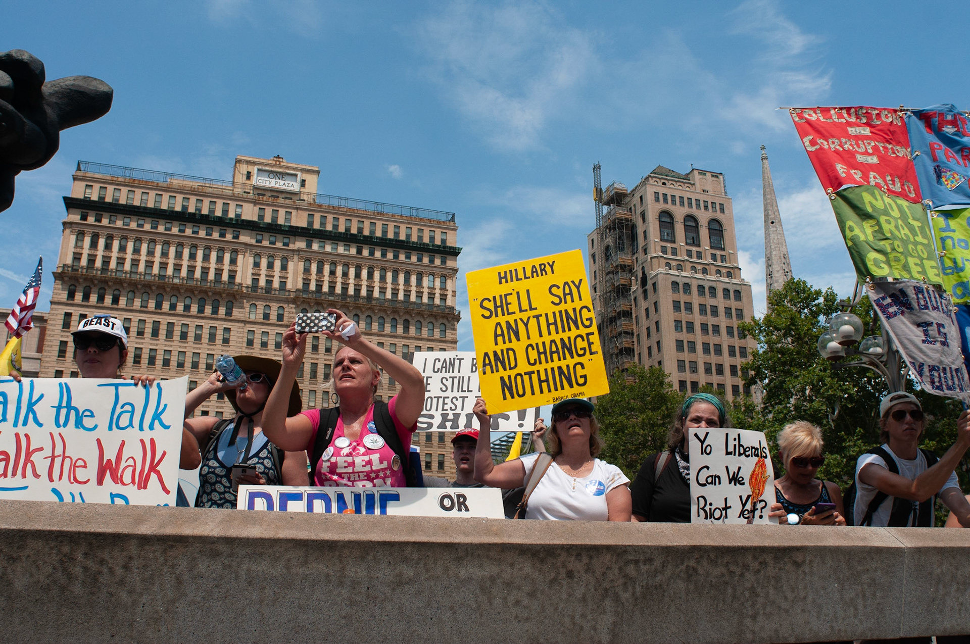 Day of demonstrations - Dem National Convention in Philly July 2016.