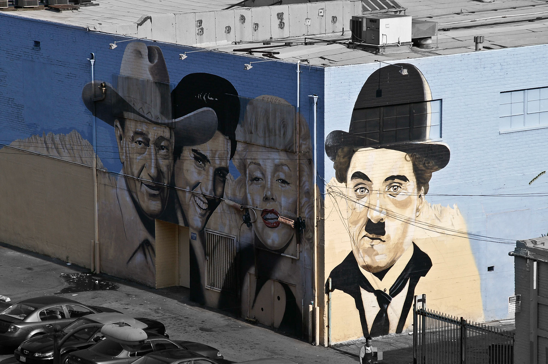 Wandmalerei in Hollywood
