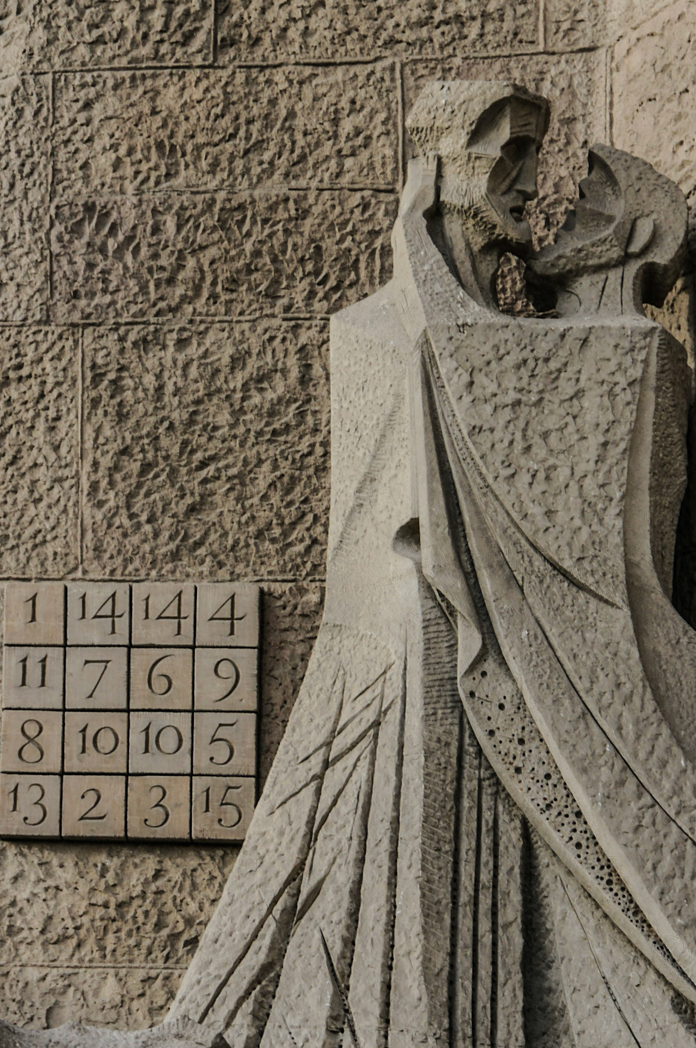 Magisches Quadrat an der Sagrada Familia