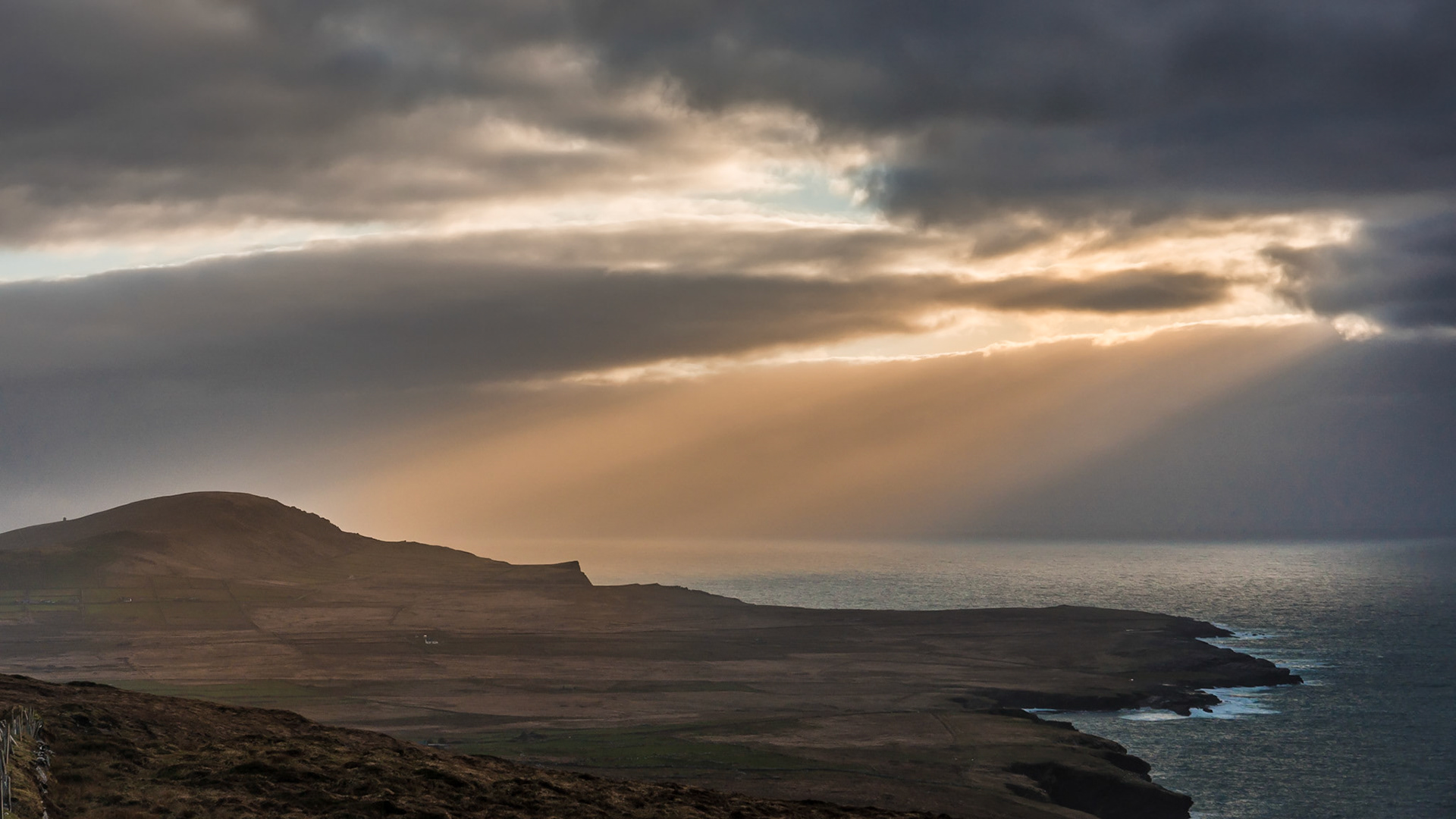 Sonnenuntergang auf Valentia Island