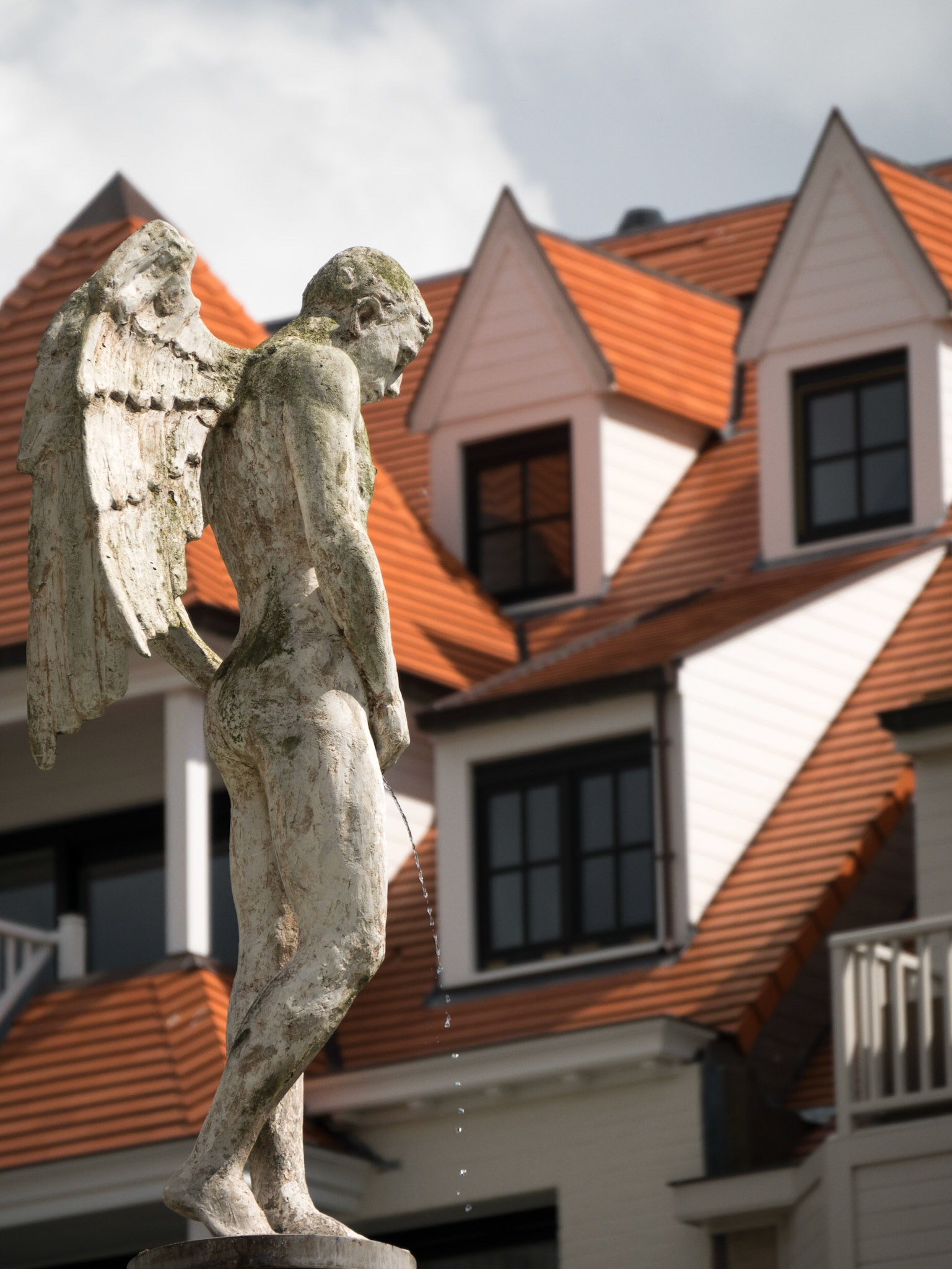 Auch ein Engel muss mal  - Knokke