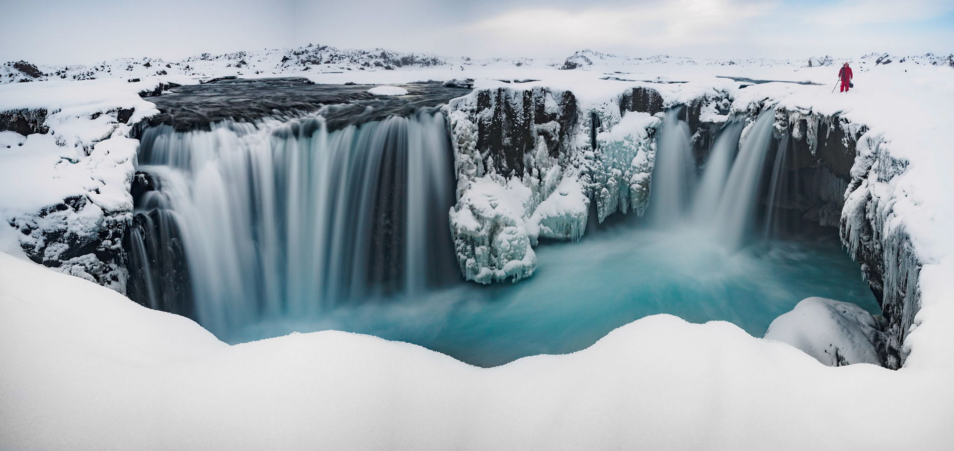 Hrafnabjargafoss, Island