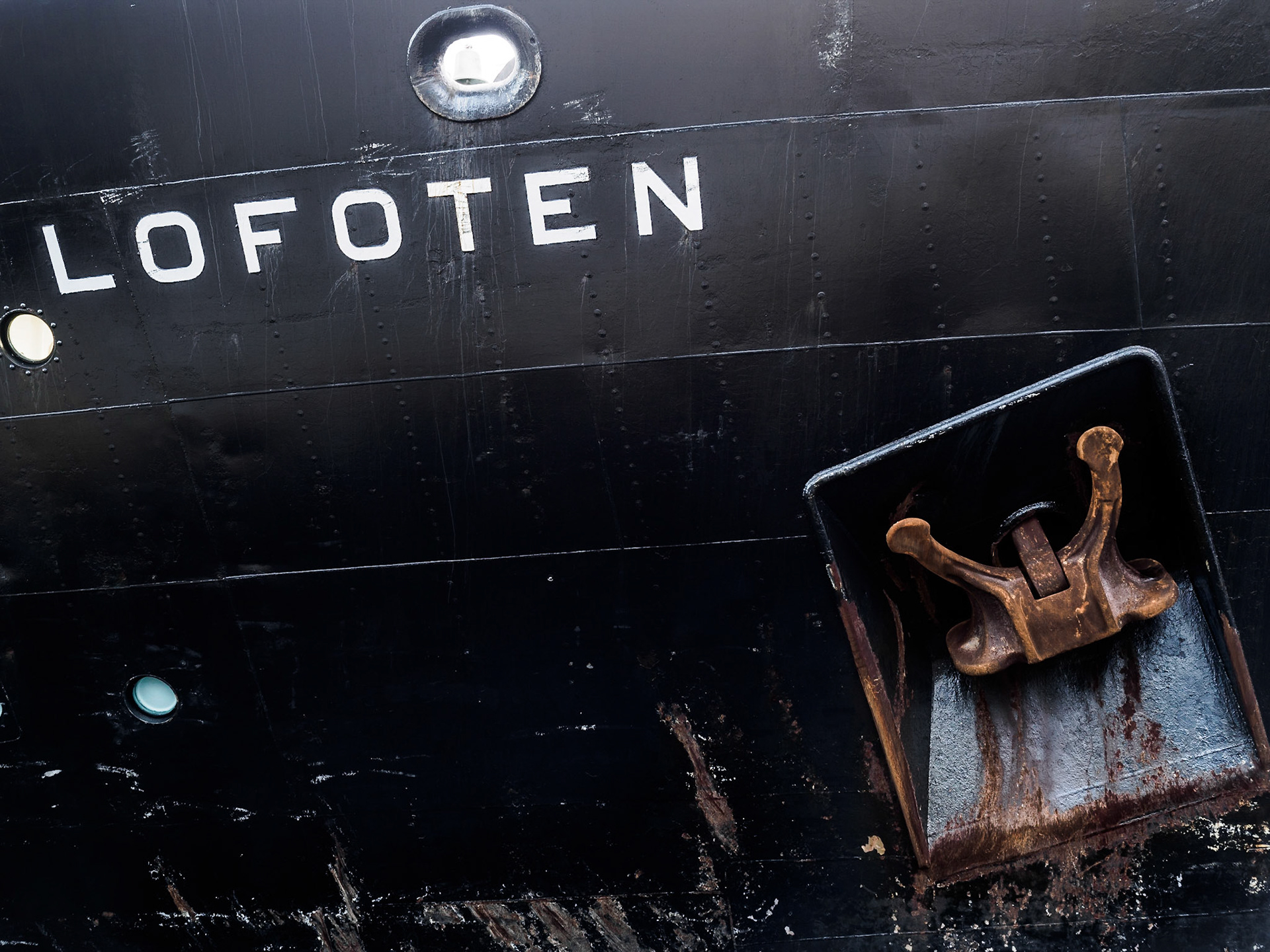 Anker der MS Lofoten