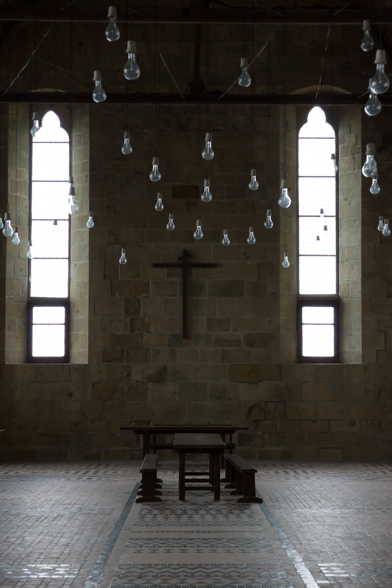In der Festung von Mont Saint Michel