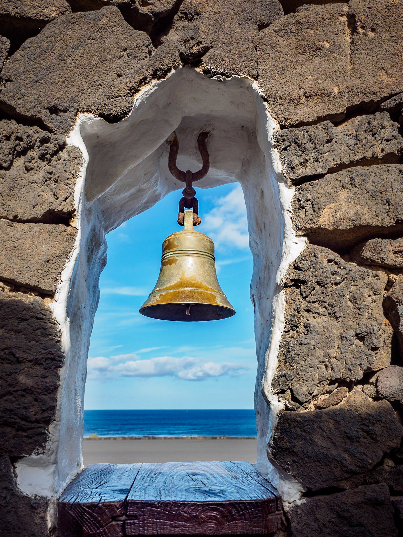 Blick aufs Meer bei den Jameos del Agua