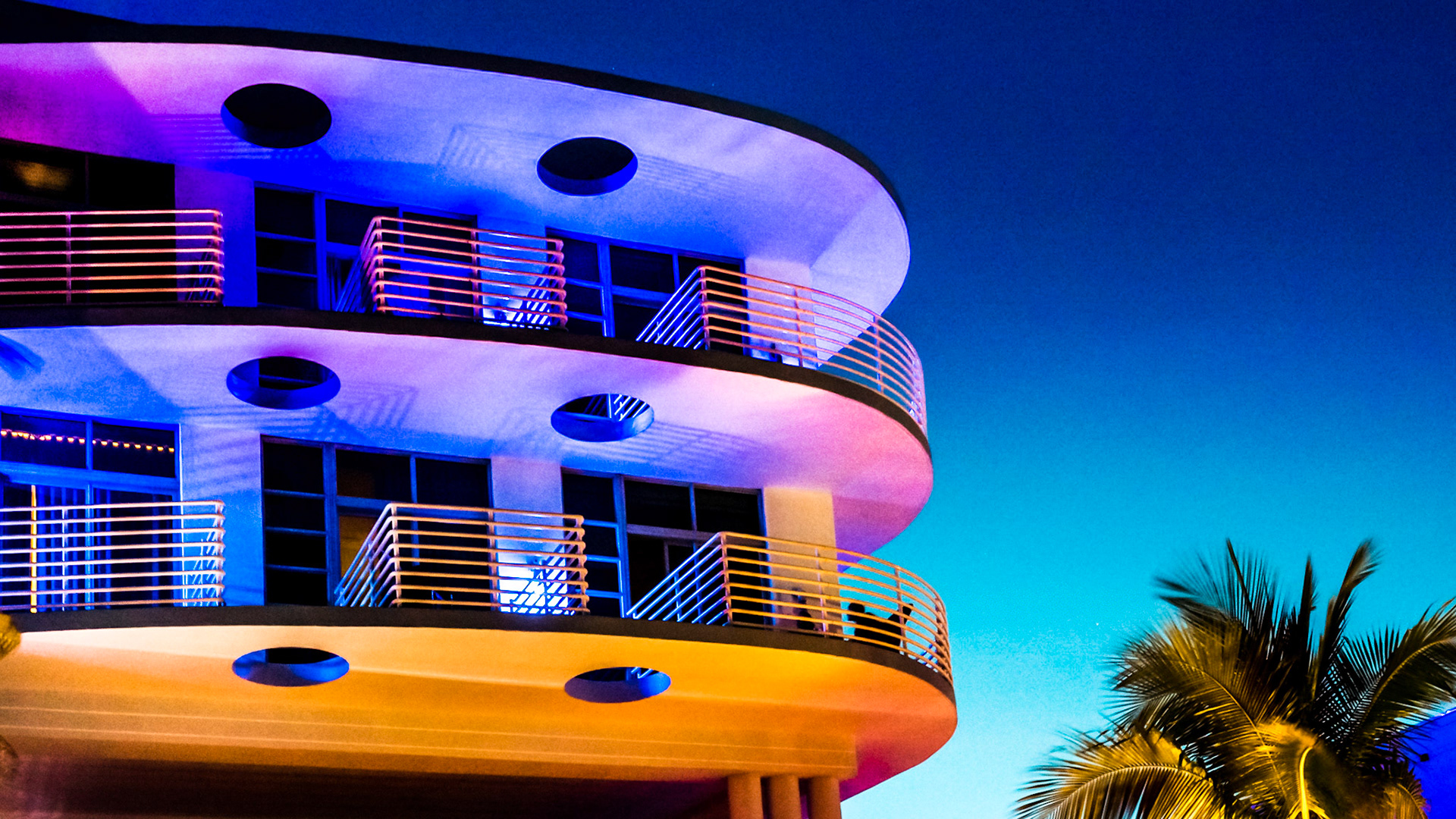 Fassadendetail in Miami Beach