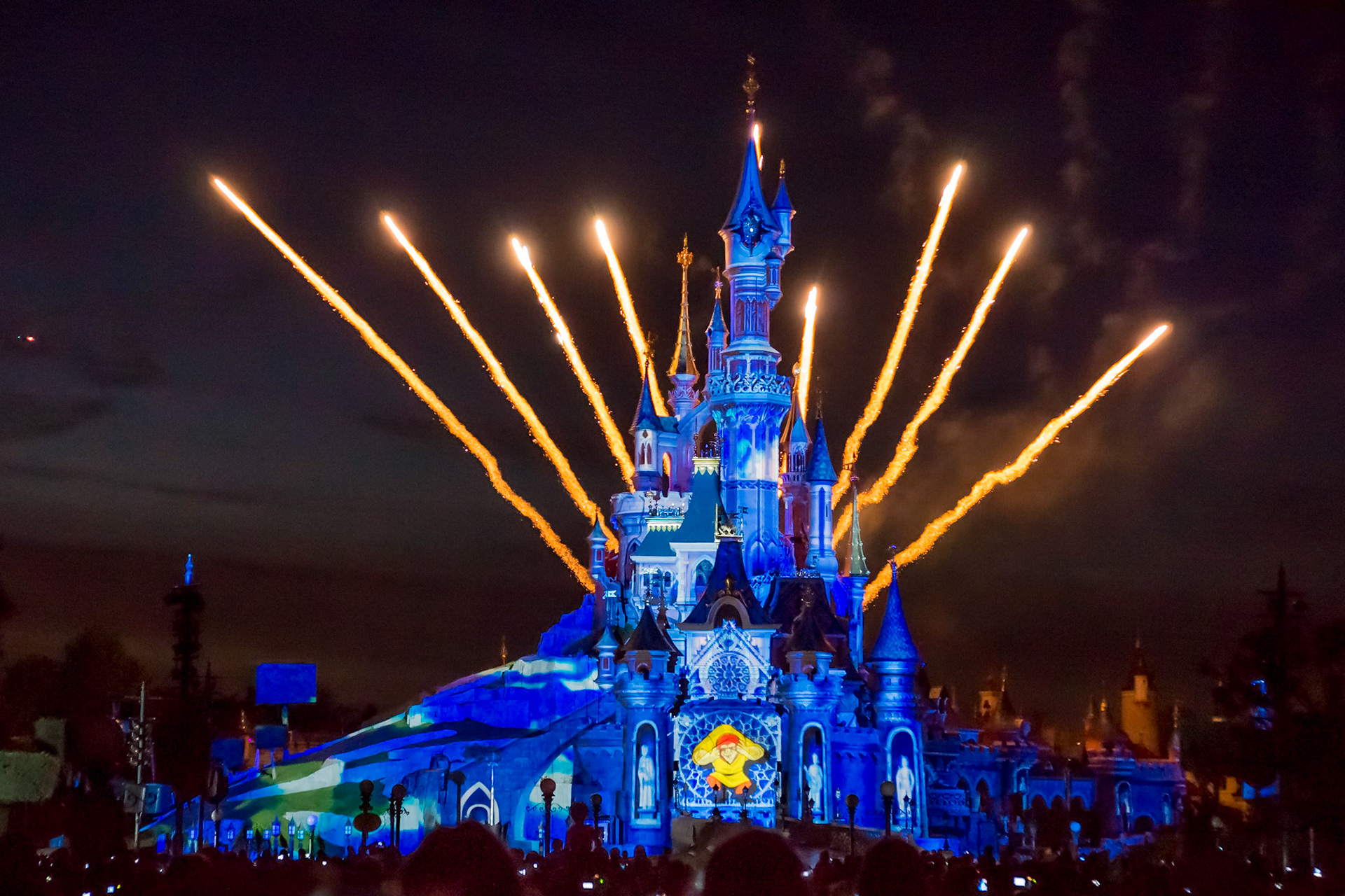Feuerwerk in Disneyland Paris