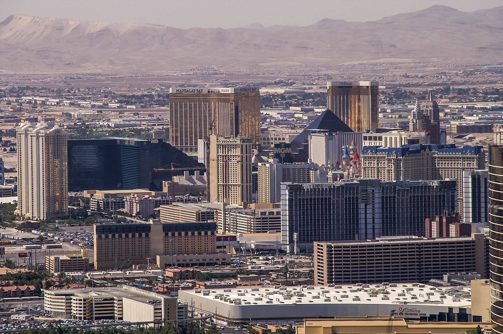 Blick über Las Vegas vom Stratosphere Tower