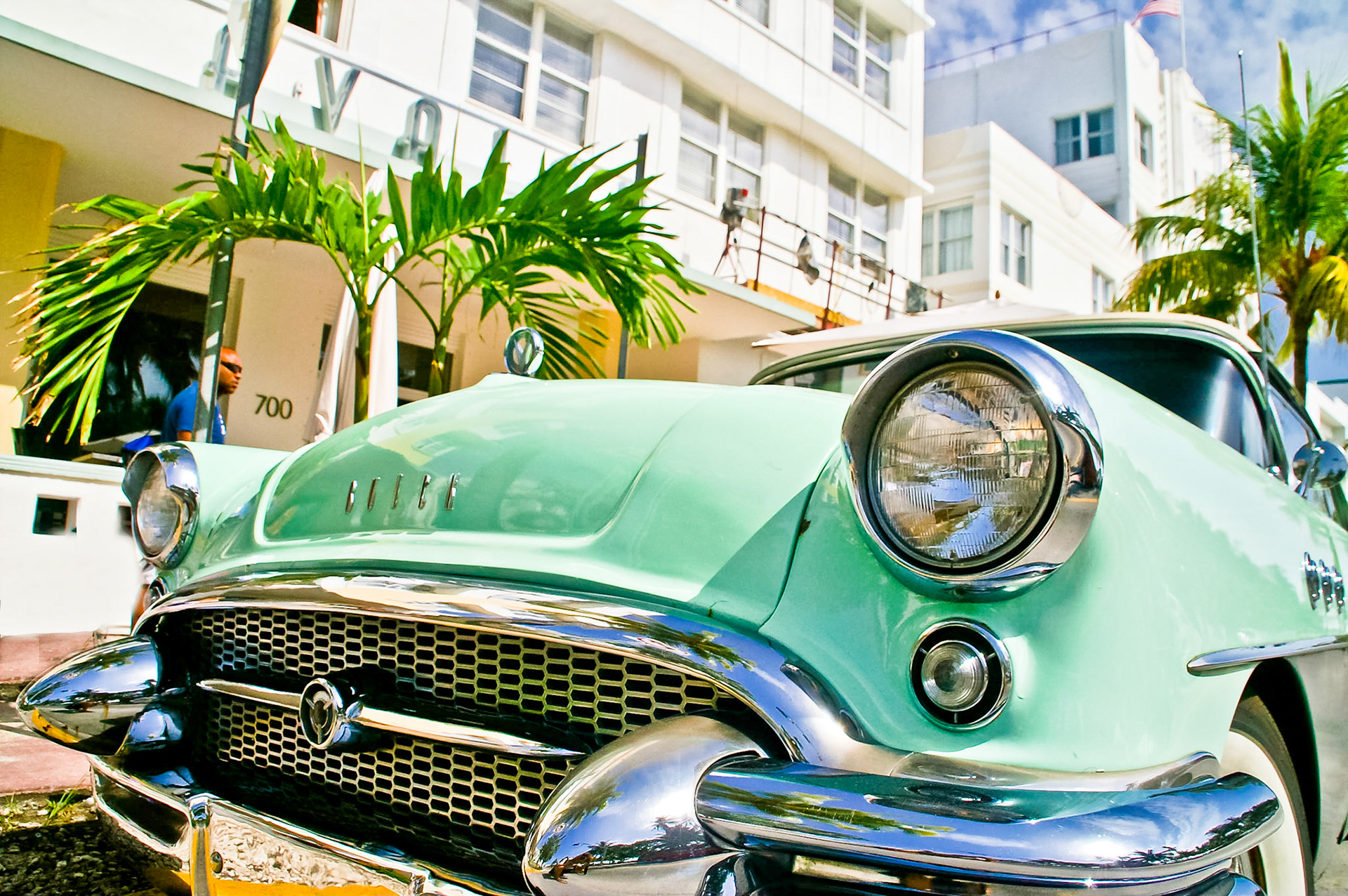 Oldtimer in Miami Beach