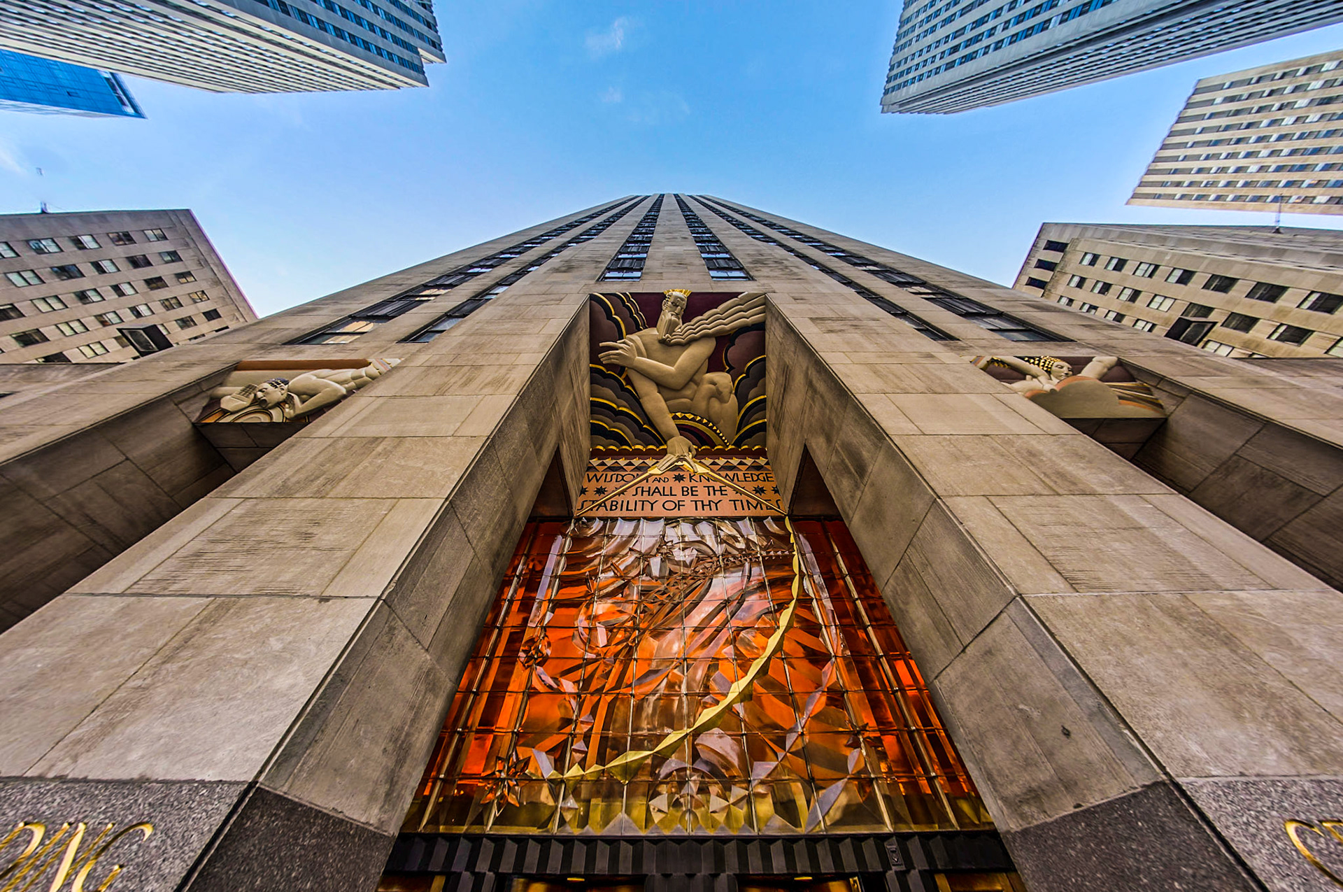 Eingang zum Rockefeller Center