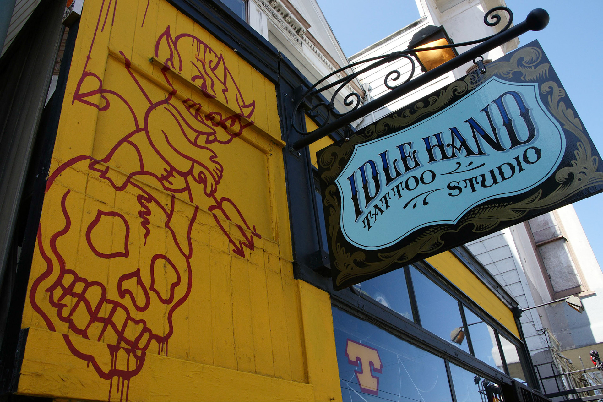 Tattoo-Laden in San Francisco