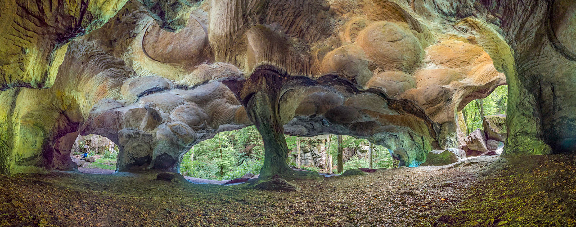 Hohllay Cave in Echternach Luxemburg