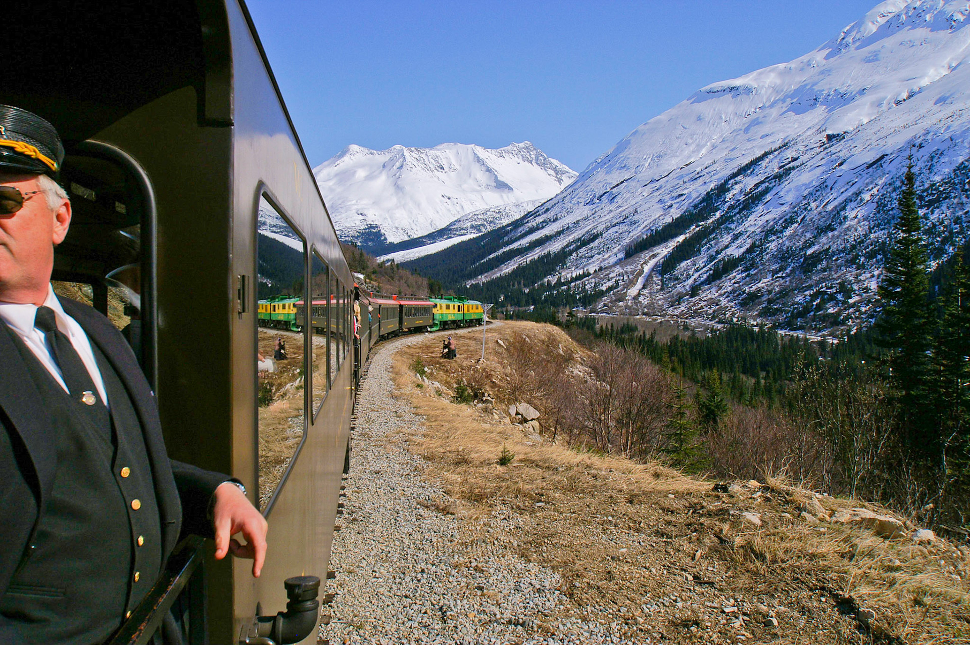 Zugfahrt im Yukon