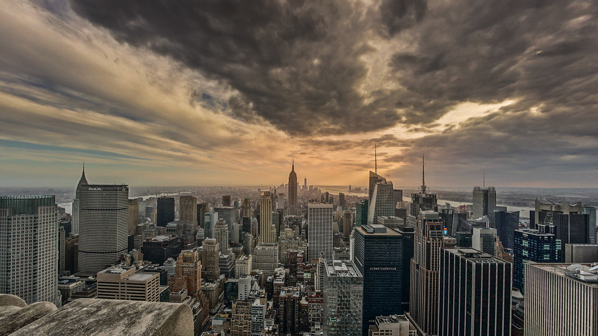 Blick über Manhattan vom Rockefeller Center