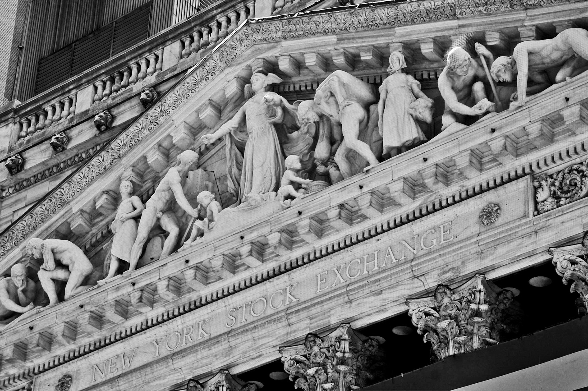 Eingang zur New Yorker Börse