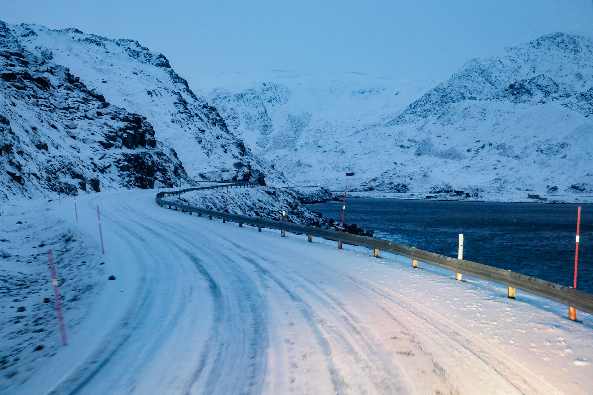 Auf der Fahrt zum Nordkapp
