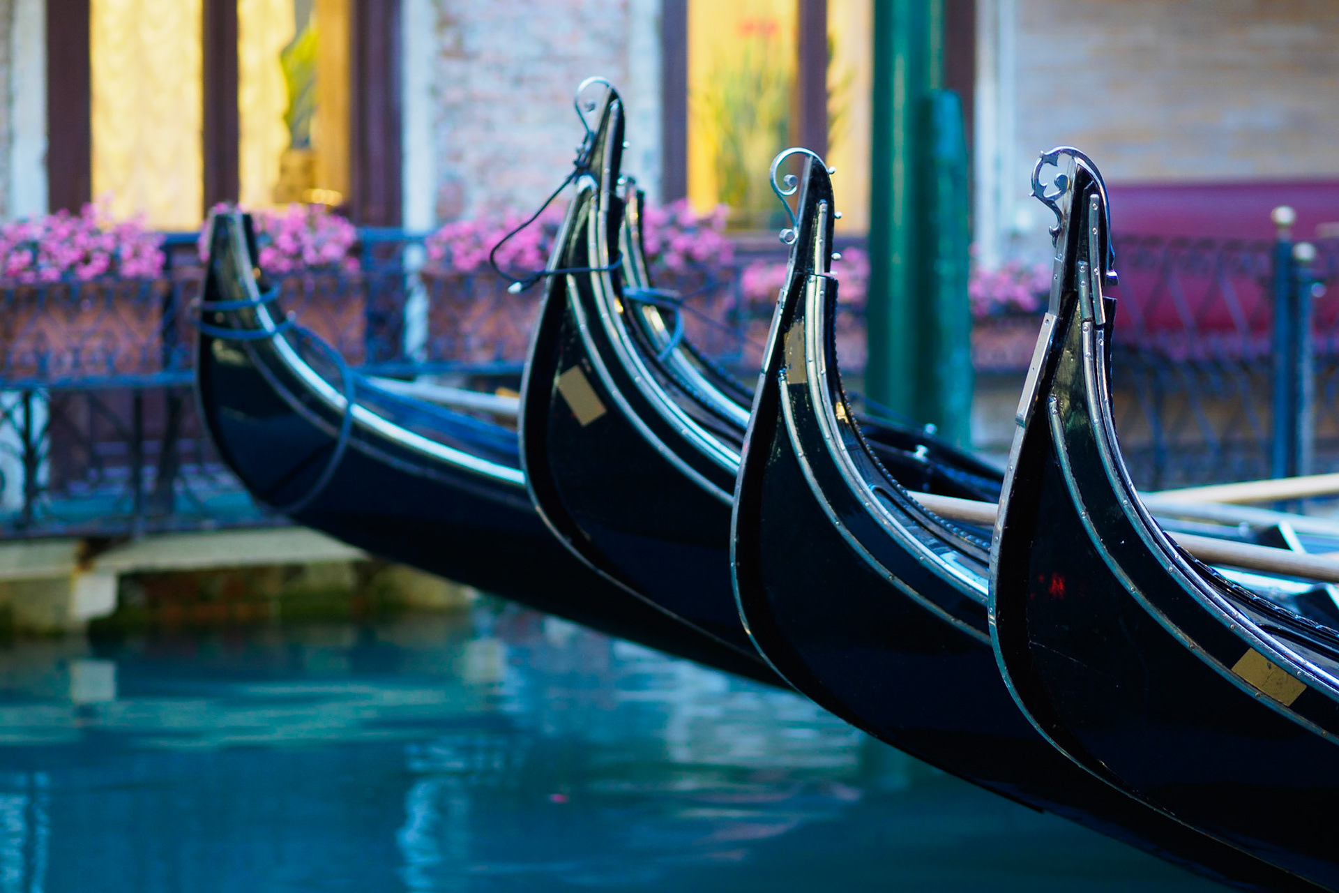 Gondeln in Venedig