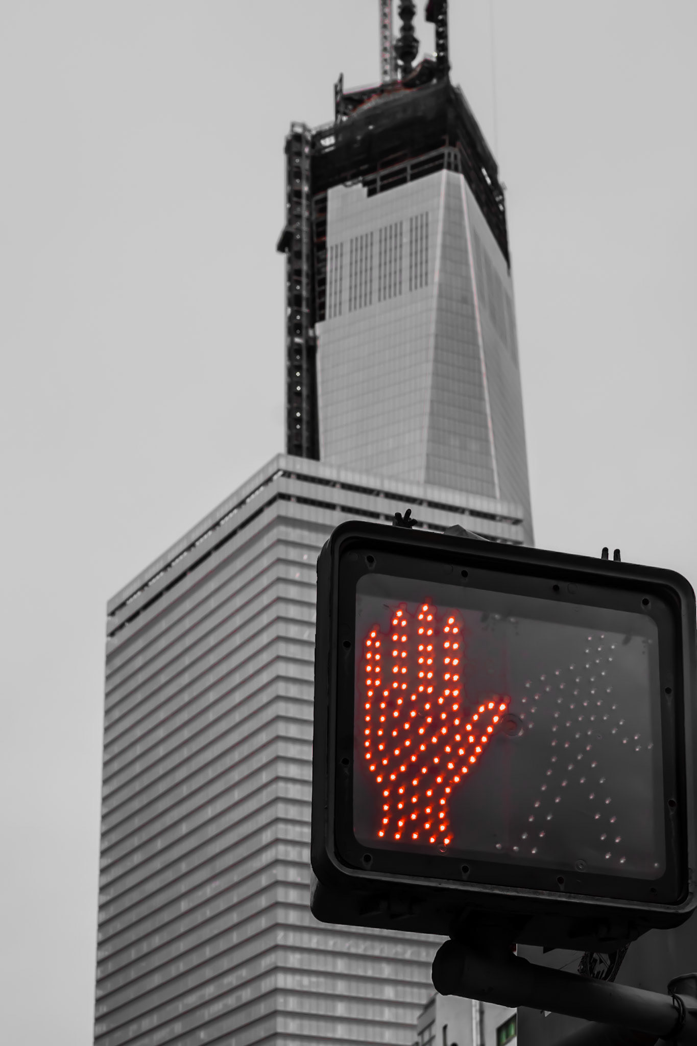 Ampel in New York