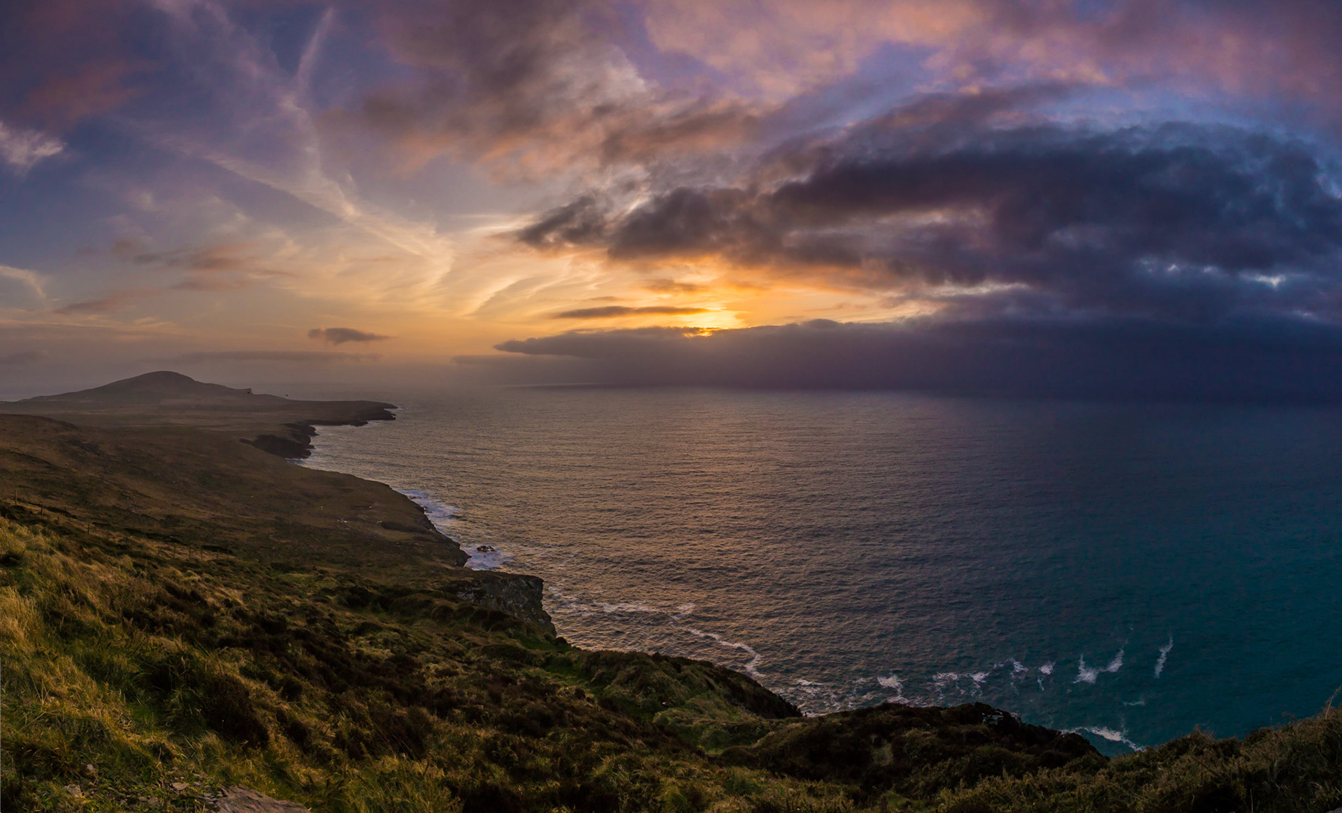 Sonnenuntergang auf Valentia Island