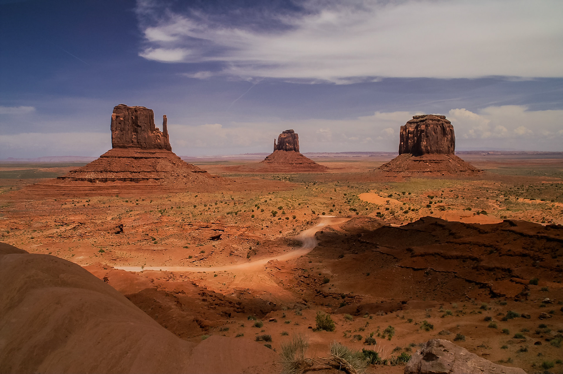 Später Nachmittag im Monument Valley