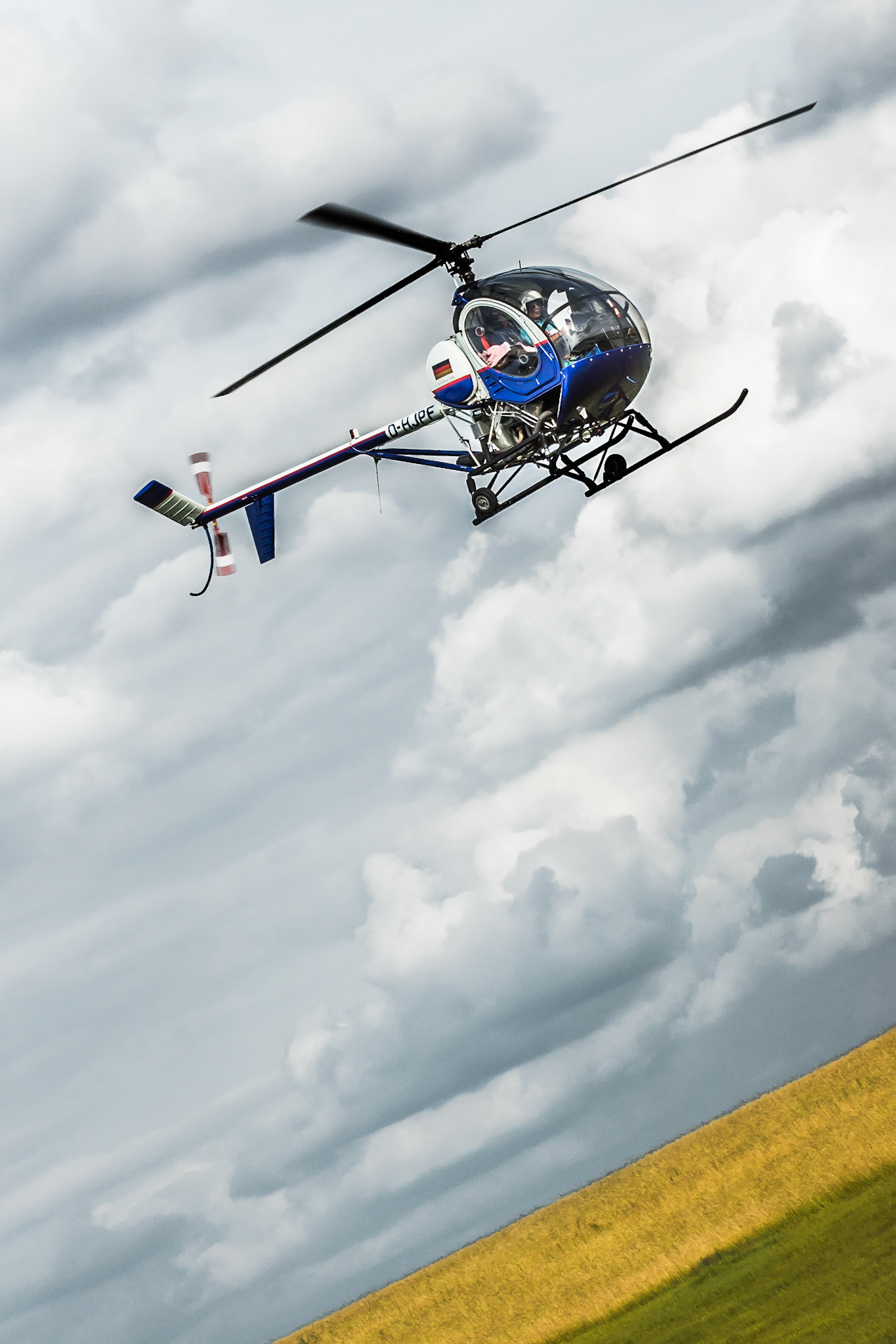 Hubschrauber bei einer Flugshow
