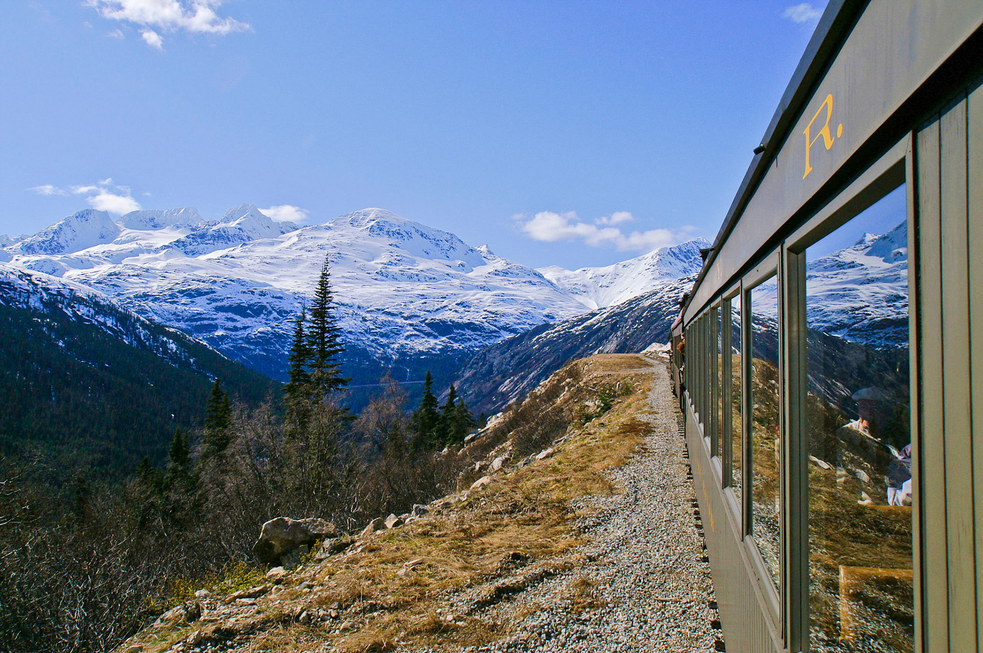 Zugfahrt im Yukon