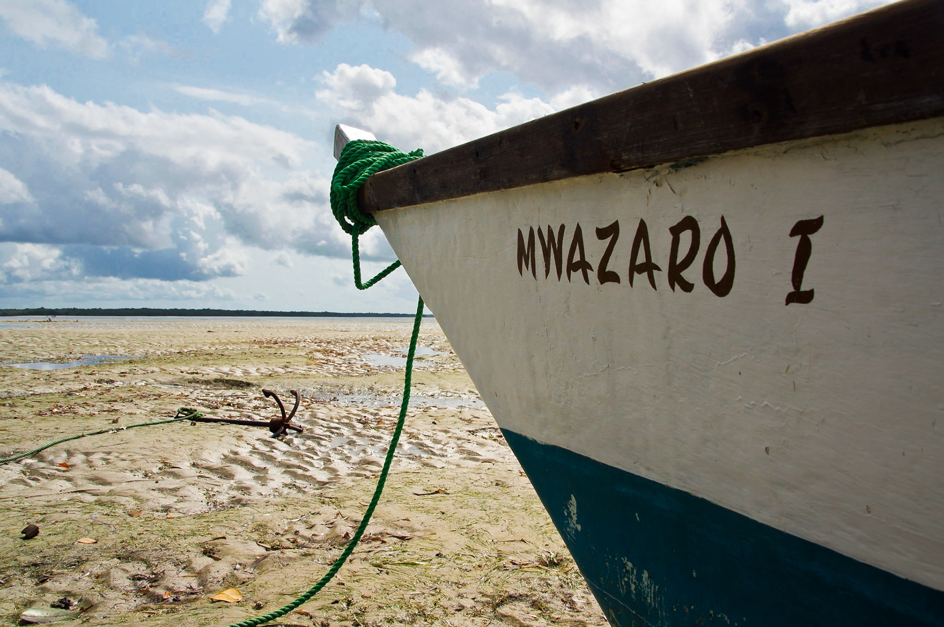 Ebbe am Strand