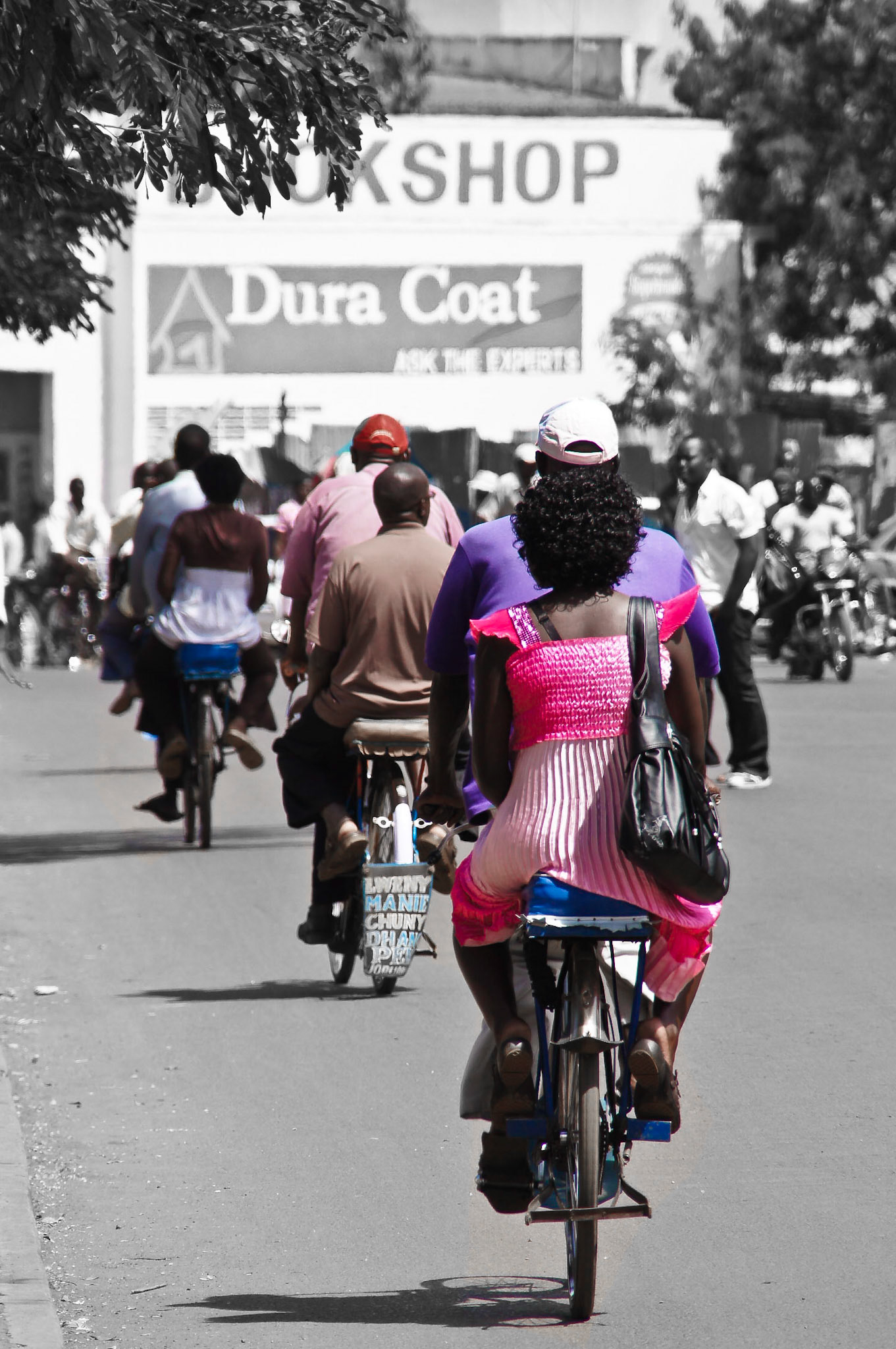 Hauptstraße in Kisumu (Kenia)