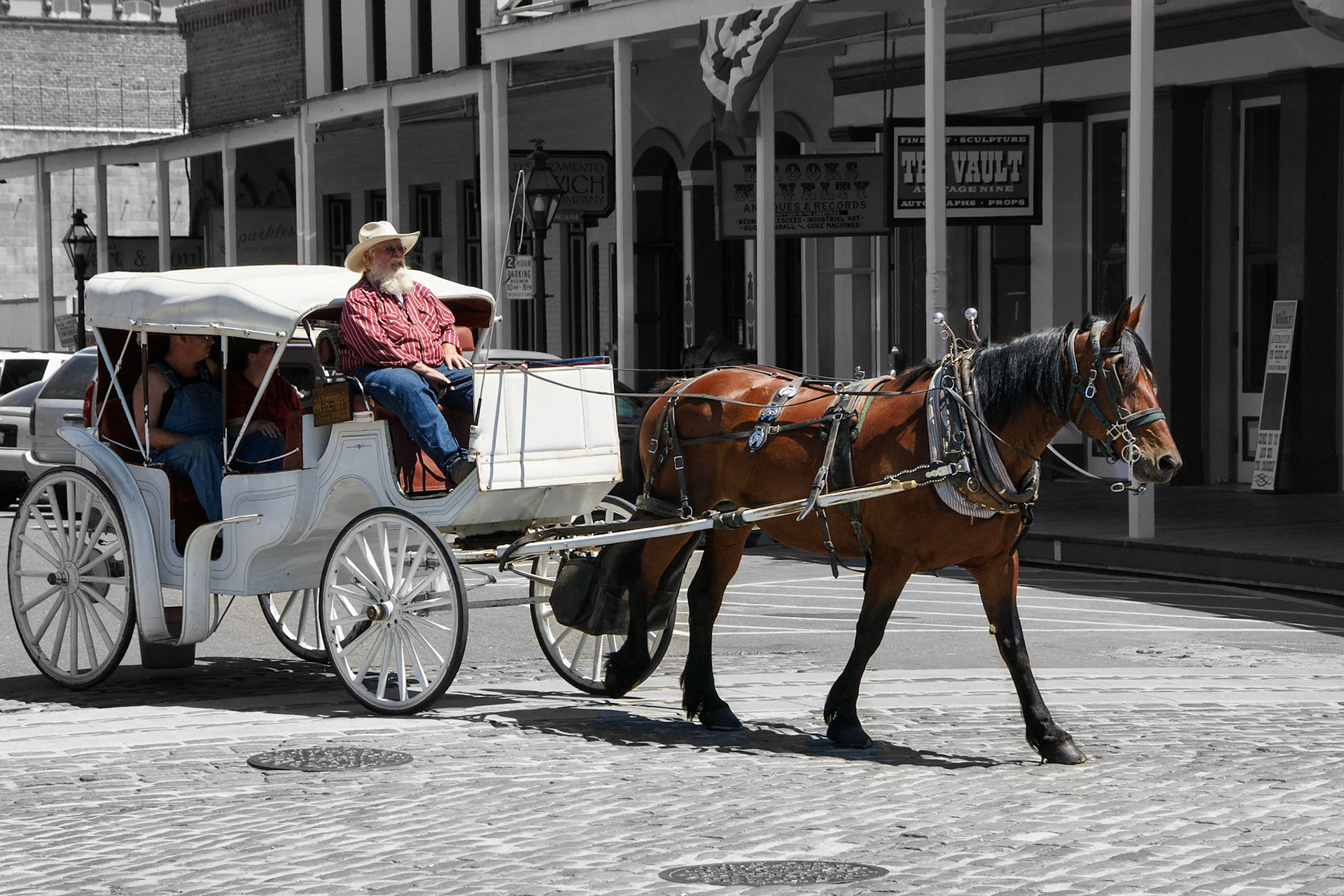 Kutsche in Sacramento