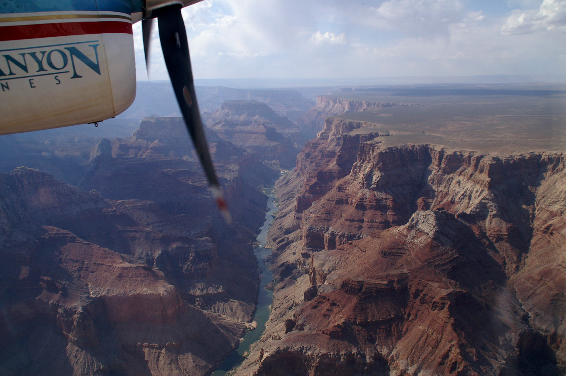 Flug über den Grand Canyon