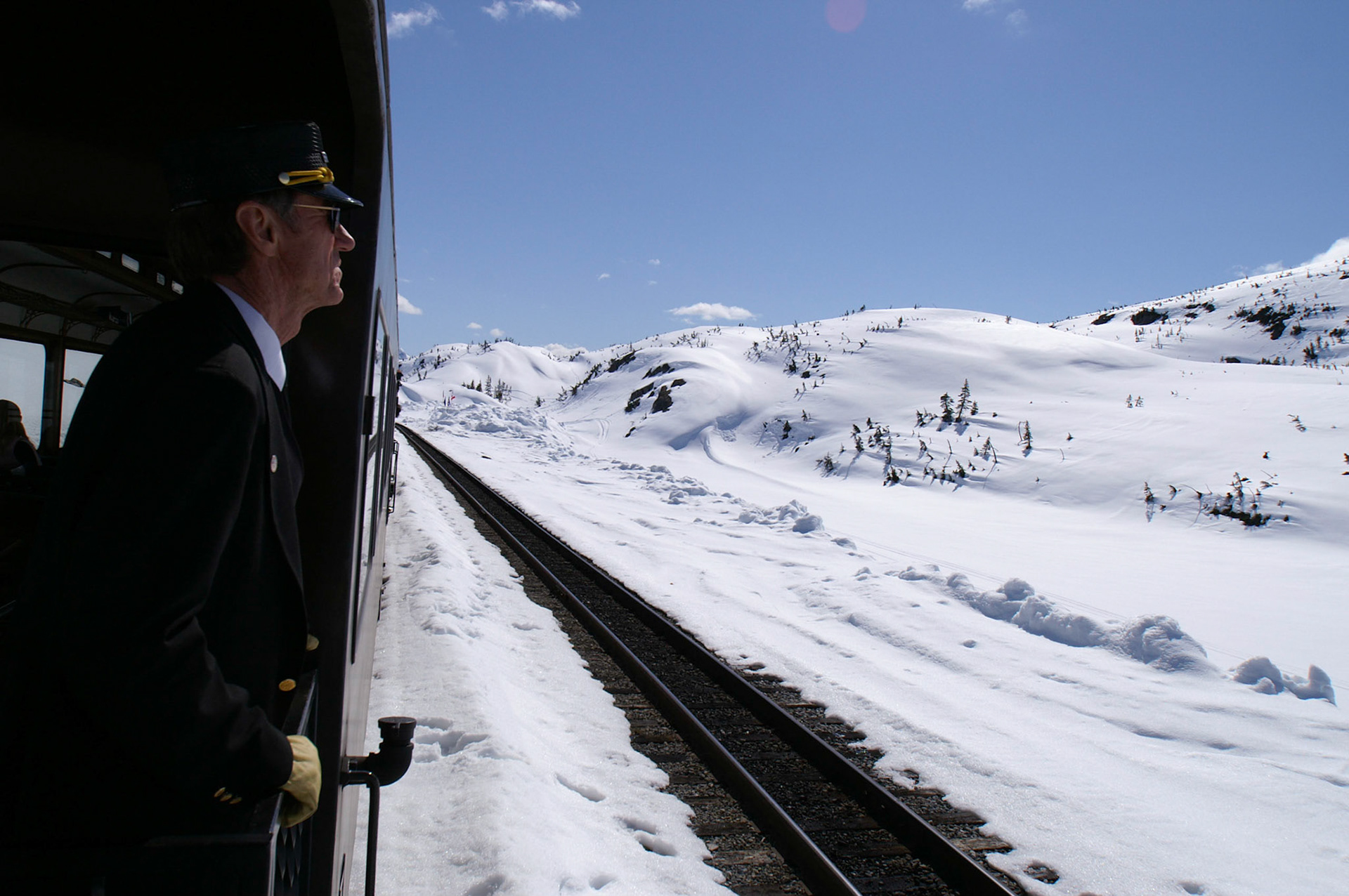 Zugfahrt im Yukon