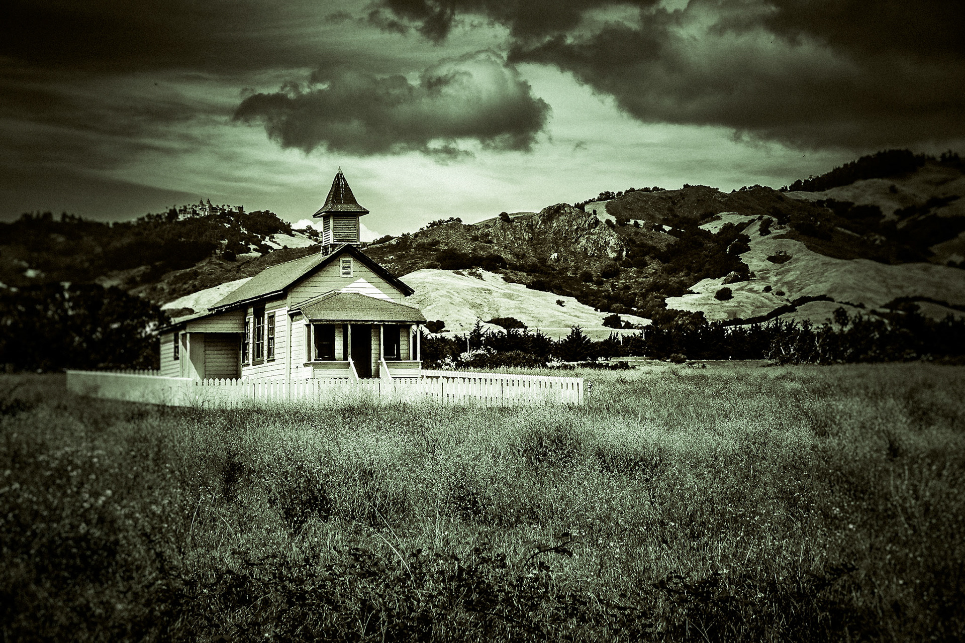Verlassenes Haus bei San Simeon