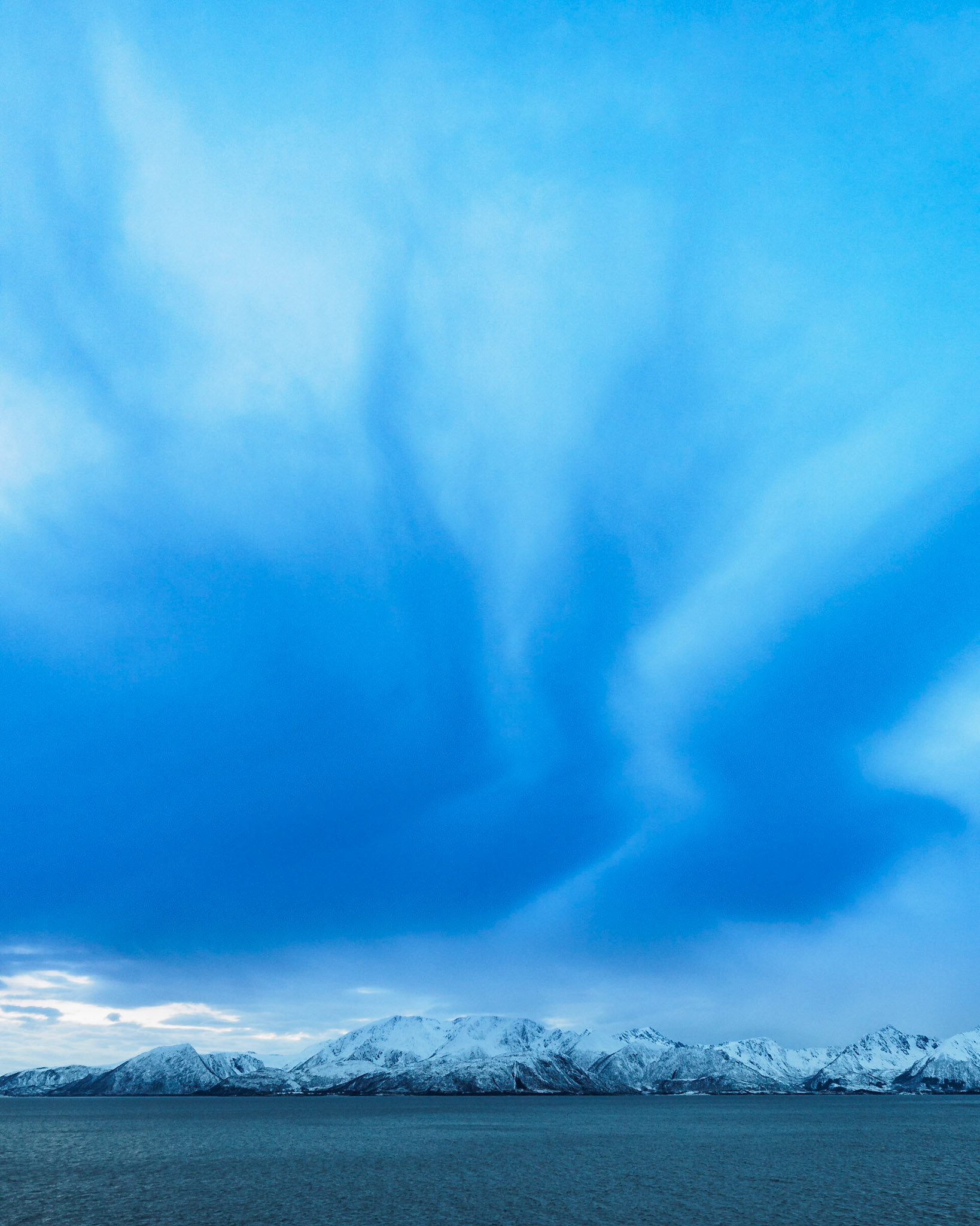 Diese Wolken sahen fast wie Nordlichter aus