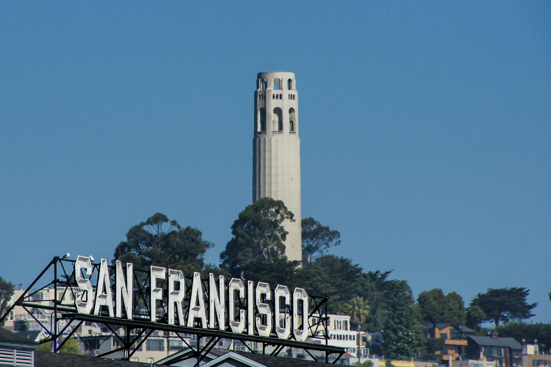 Blick auf den Coit-Tower
