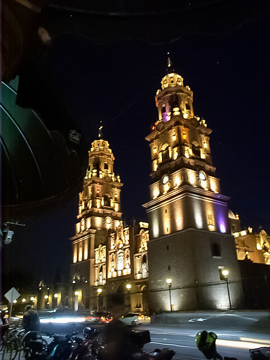 Night time church lights!