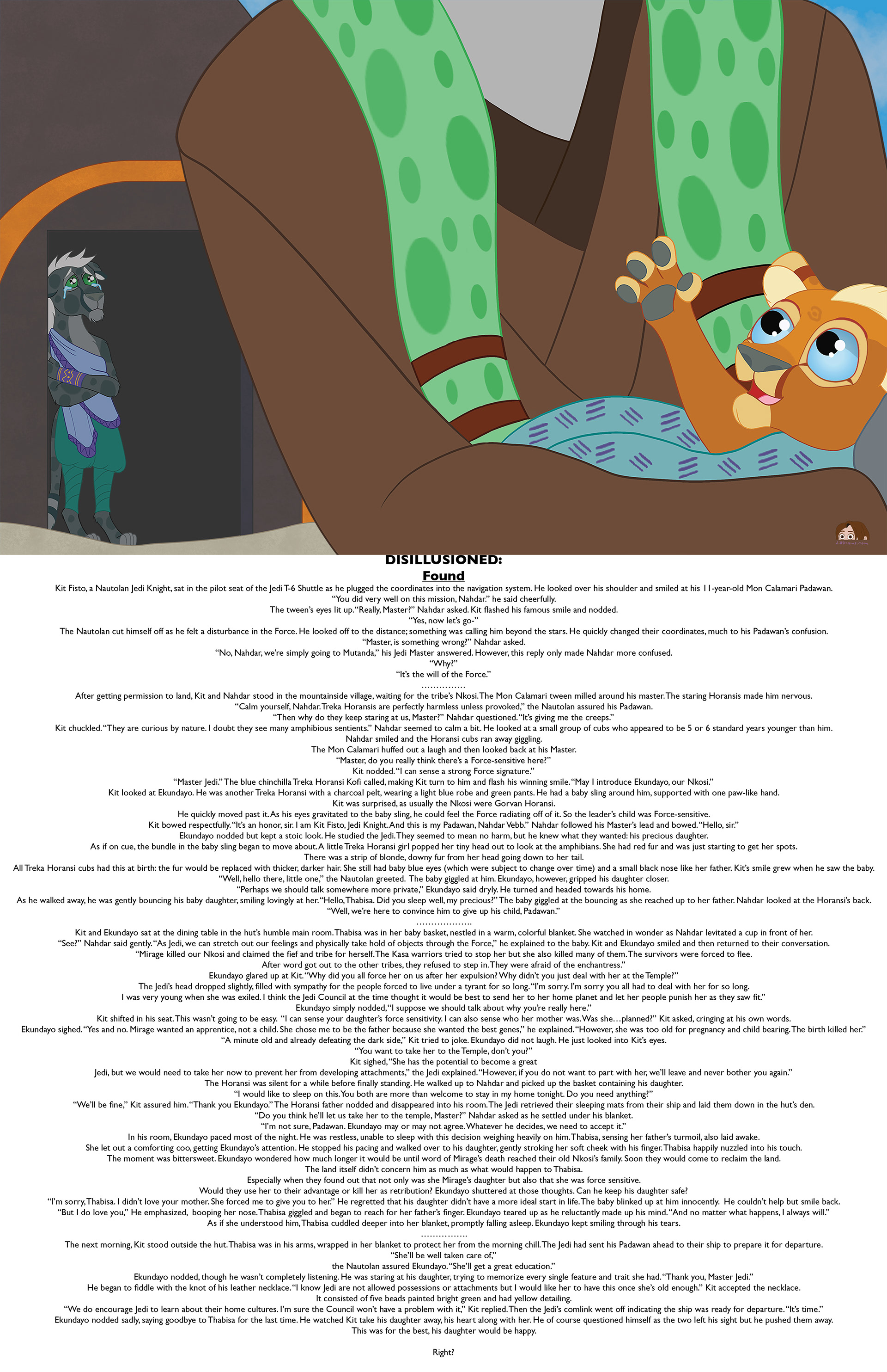 Star Wars copyright to LucasFilms and Disney, All rights reserved ArtWork copyright to jilldraws.com, All rights reserved