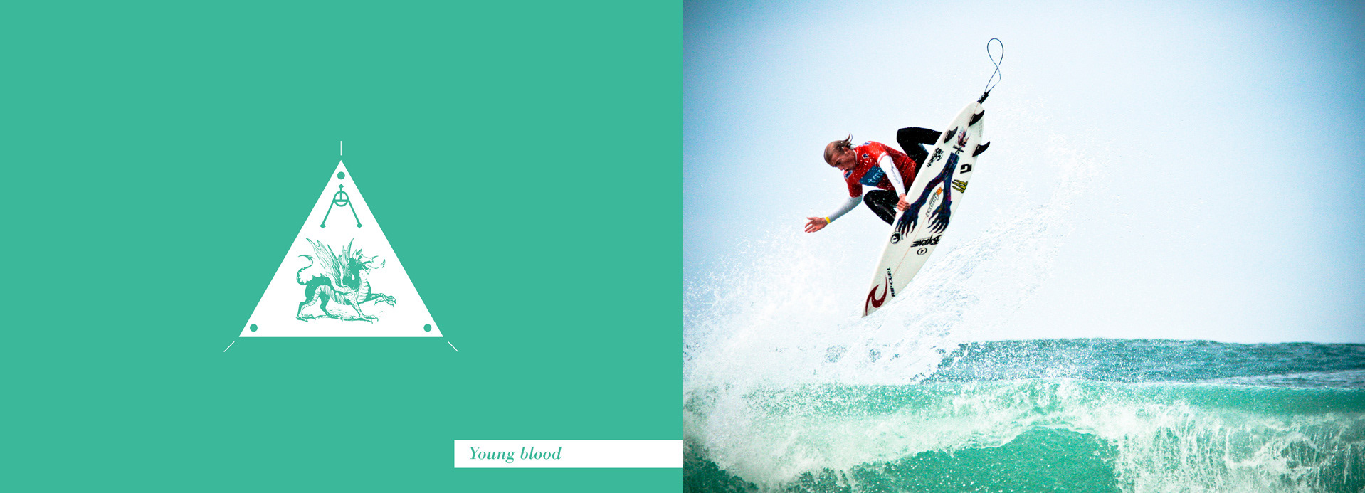 Surf graphisme action sport extreme - Electrorouge