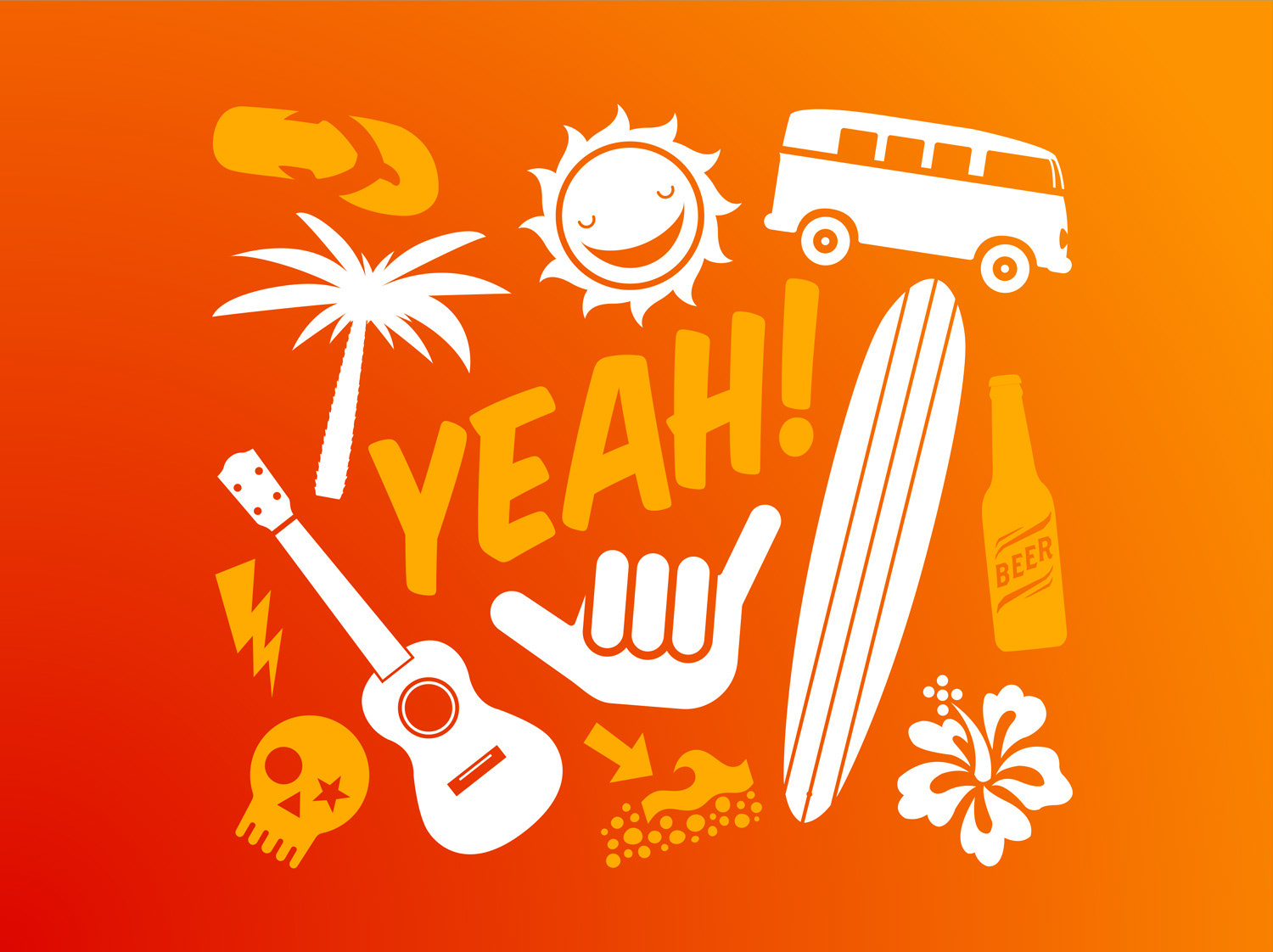 Illustration action sport extreme - Electrorouge