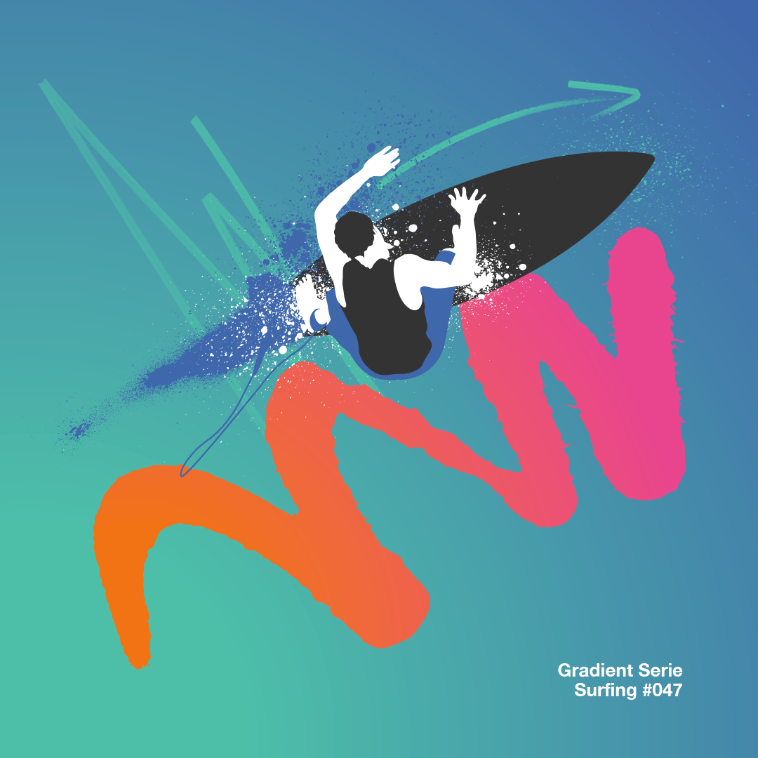 Surf Illustration action sport extreme - Electrorouge