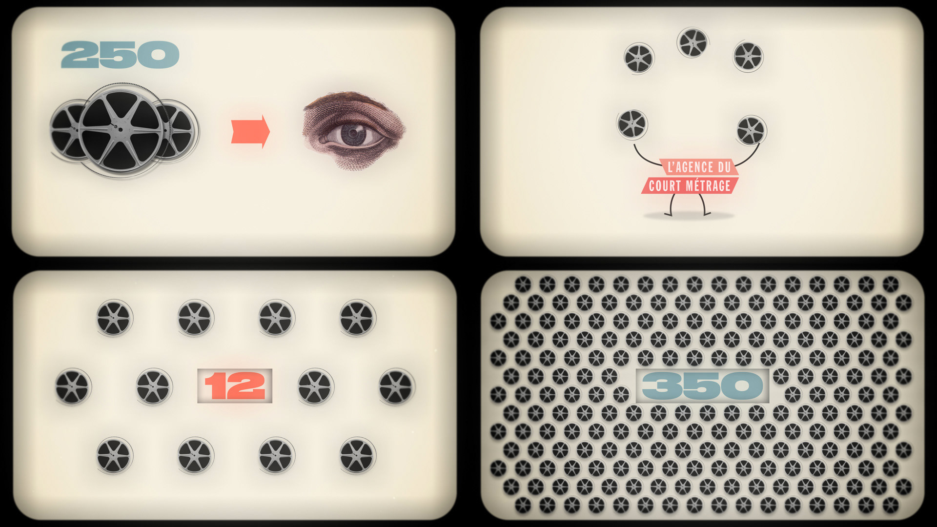 Graphisme Film didactique motion design Le Jour Le Plus Court - ARTE Court-Circuit - Electrorouge