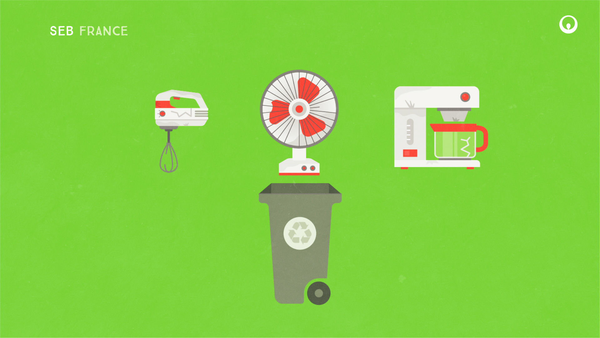 Infographie Rapport annuel motion design Veolia - Electrorouge