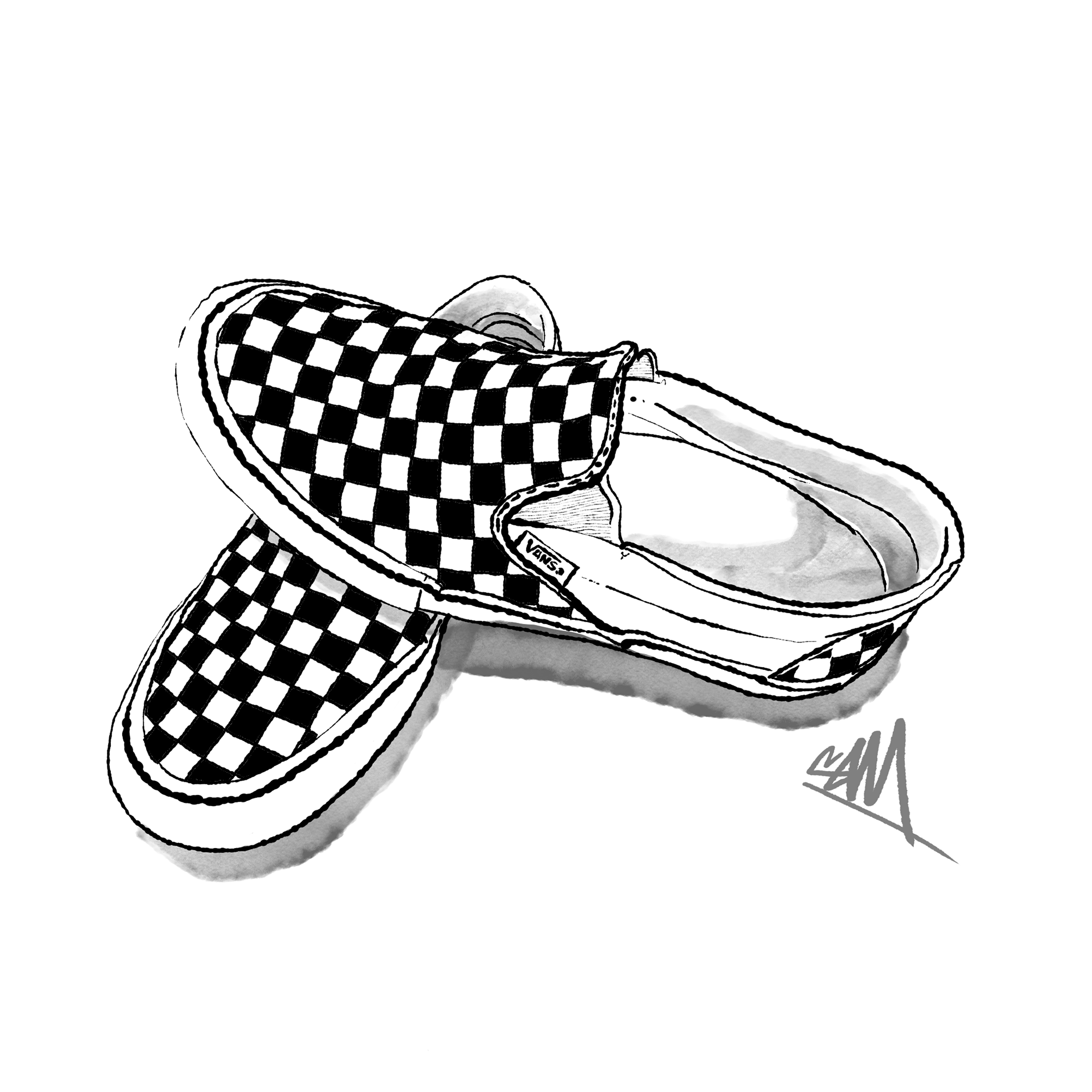 Vans illustration action sport extreme - Electrorouge