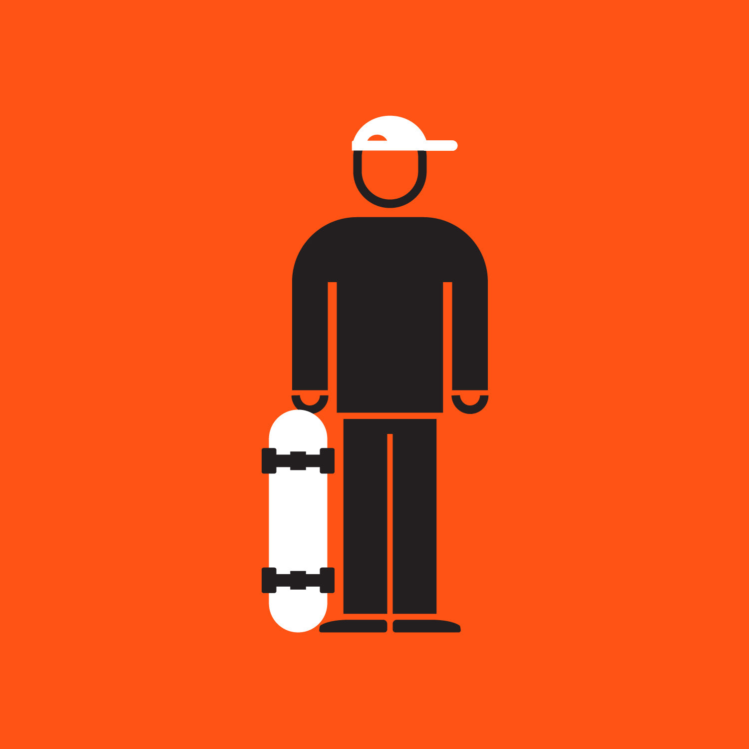 Skateboard Illustration action sport extreme - Electrorouge