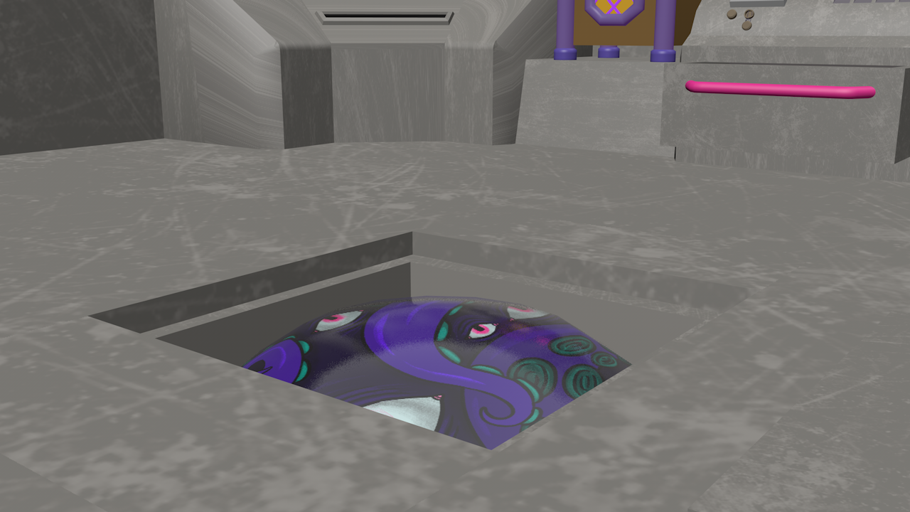 trapdoor monster