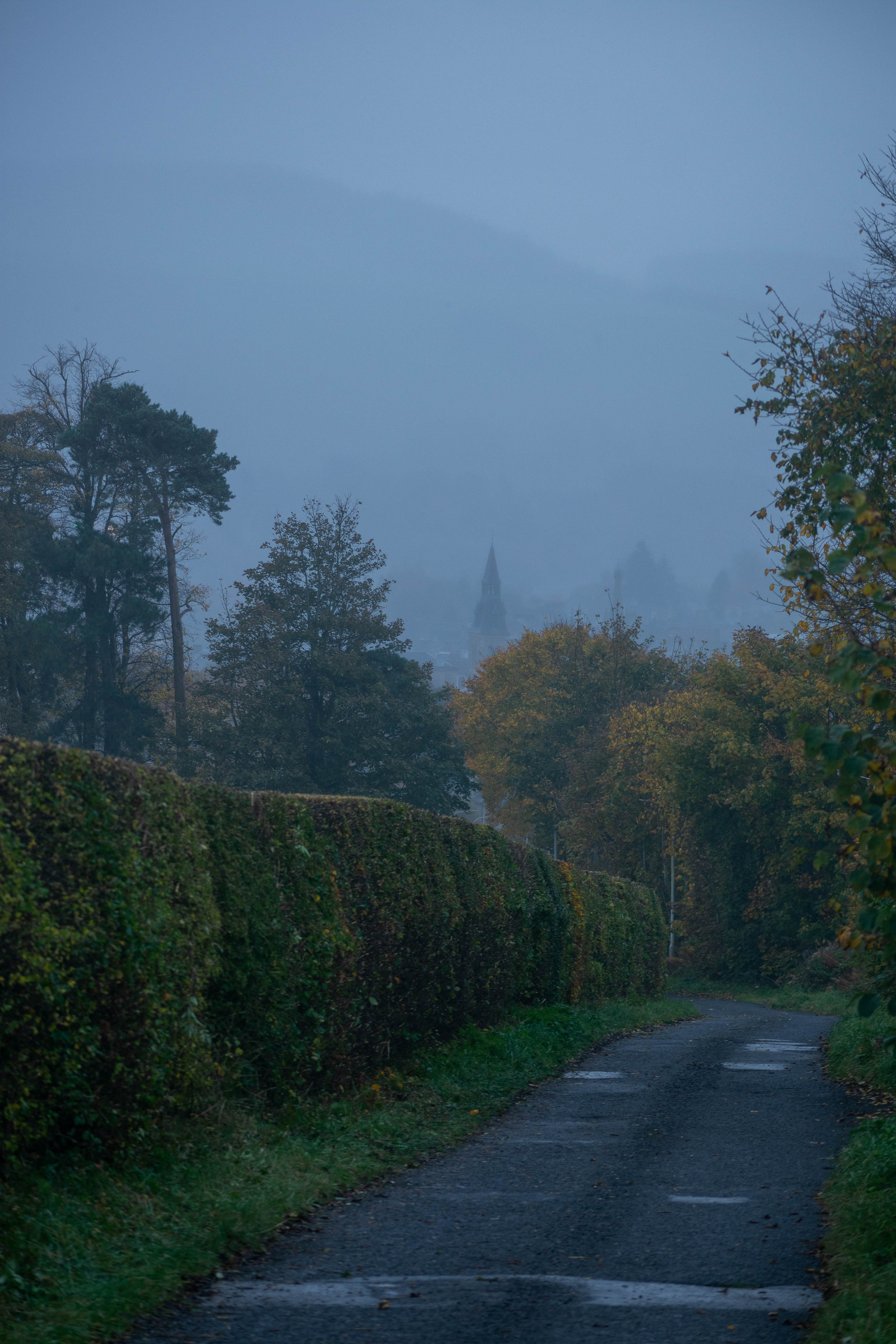 October: Cupar in the mist