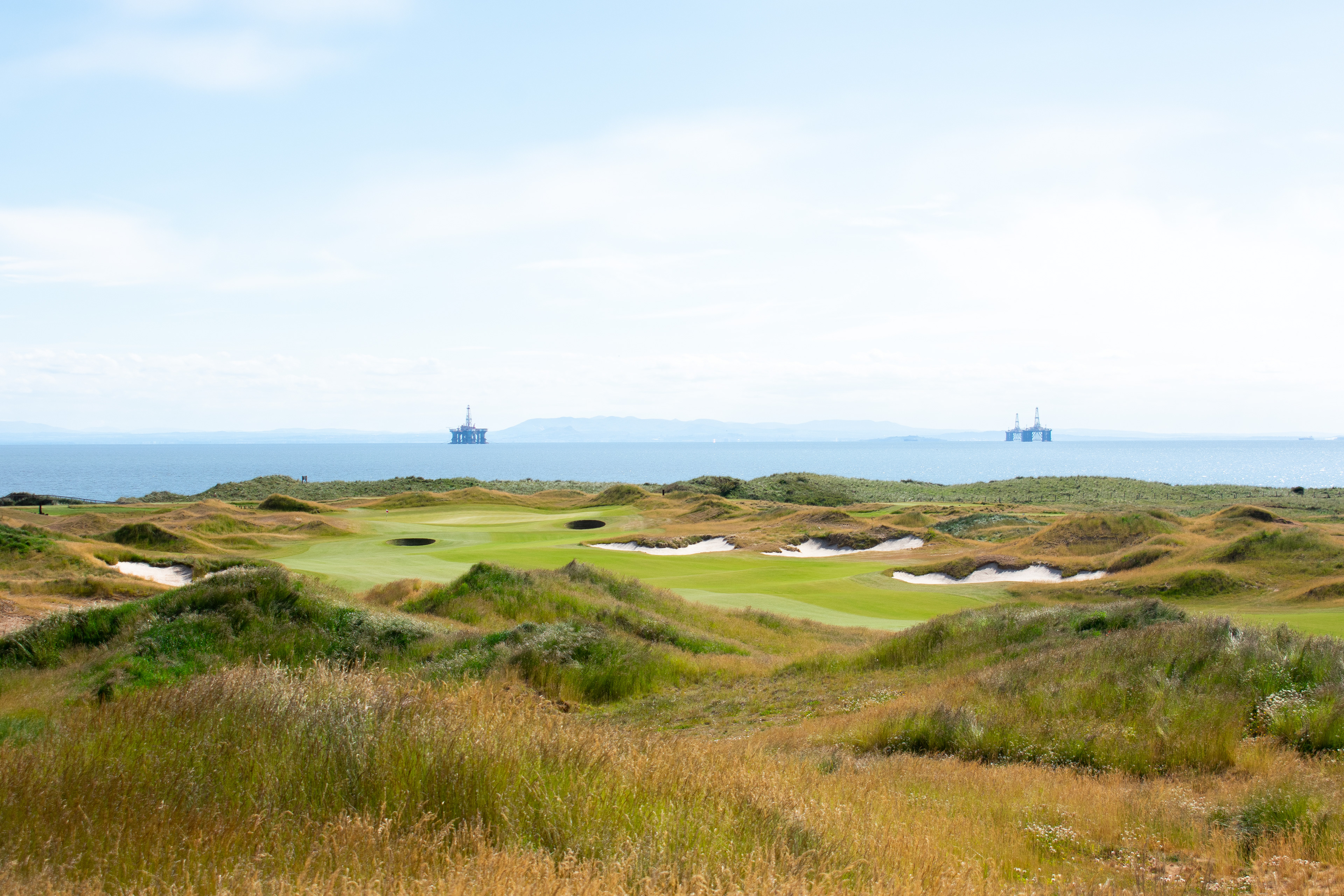 June: Playing Dumbarnie Golf Links