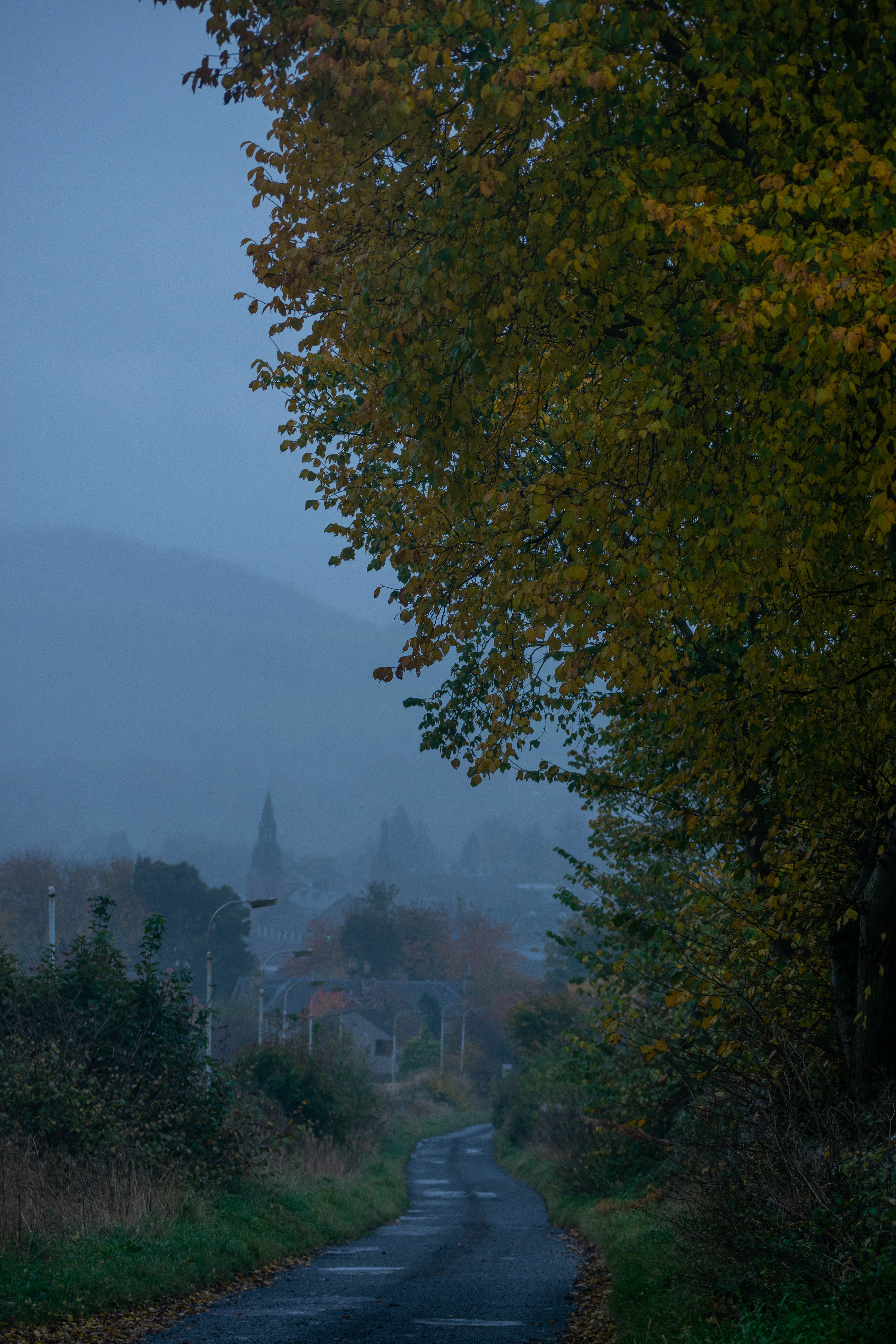 October: Cupar in the mist