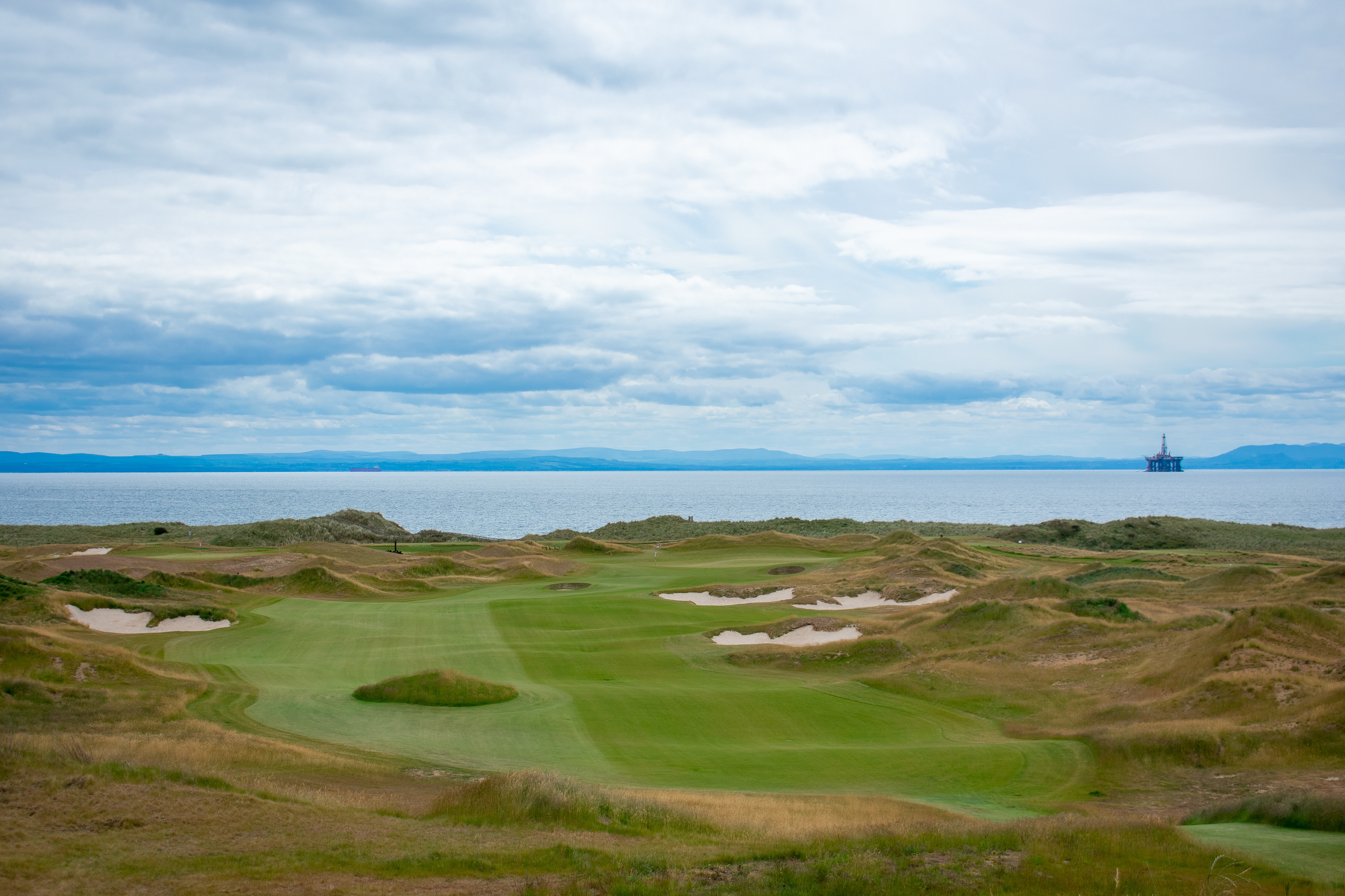 June: Playing Dumbarnie Golf Links